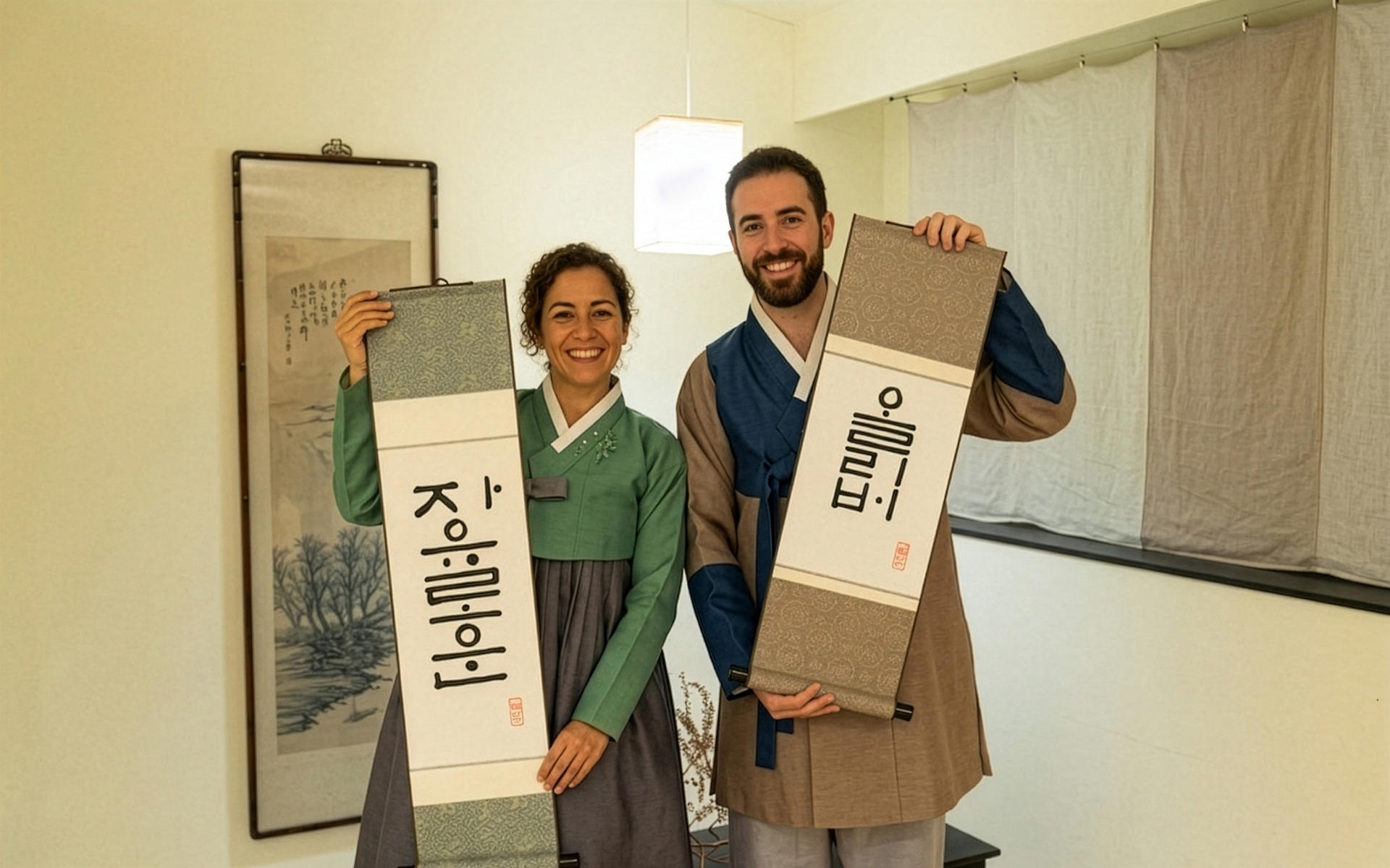 Seoul: Wearing Hanbok and Writing Traditional Hangeul Calligraphy - Thumbnail 10