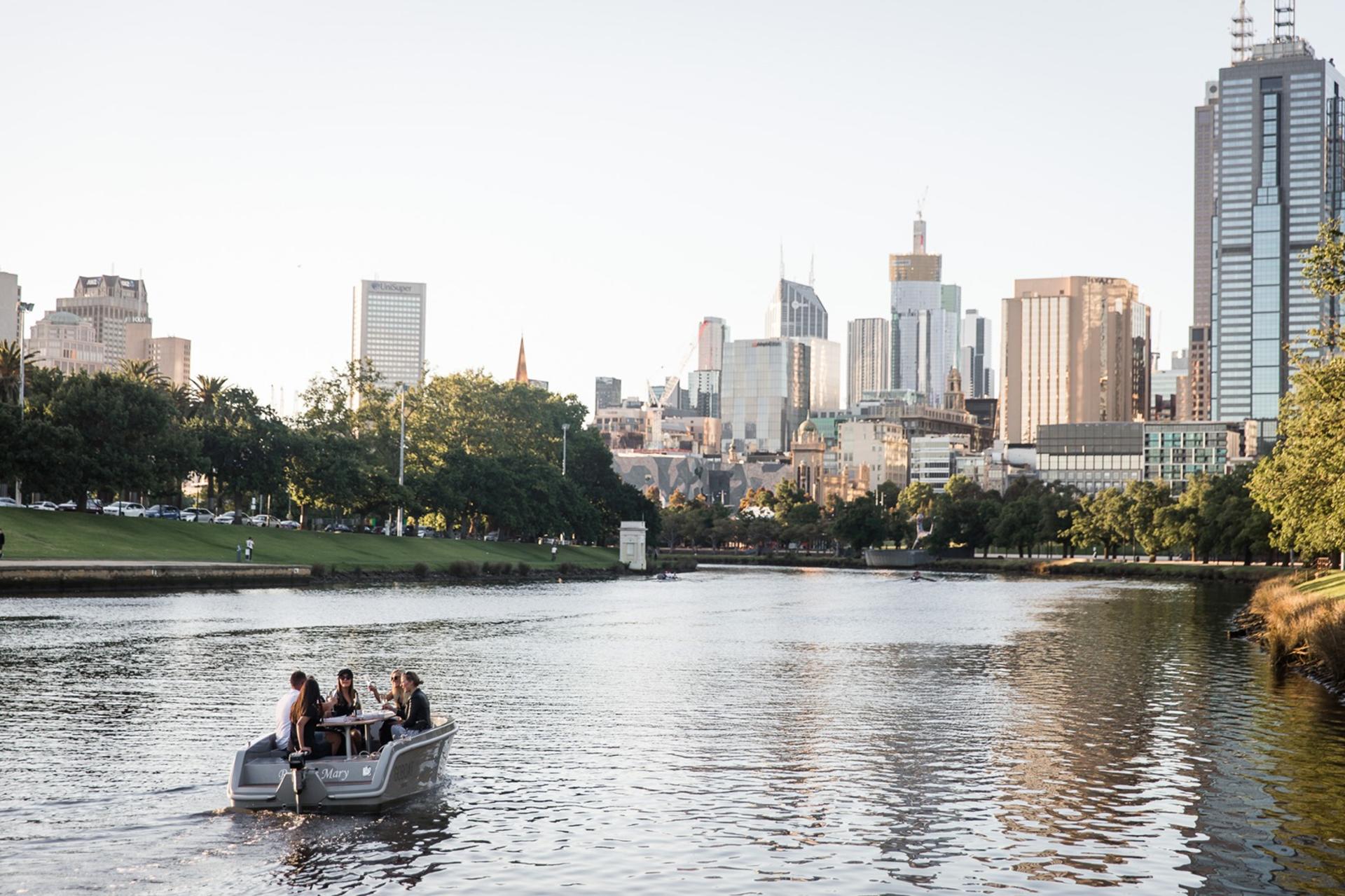 Electric Picnic Boat Rental in Melbourne - Image 1