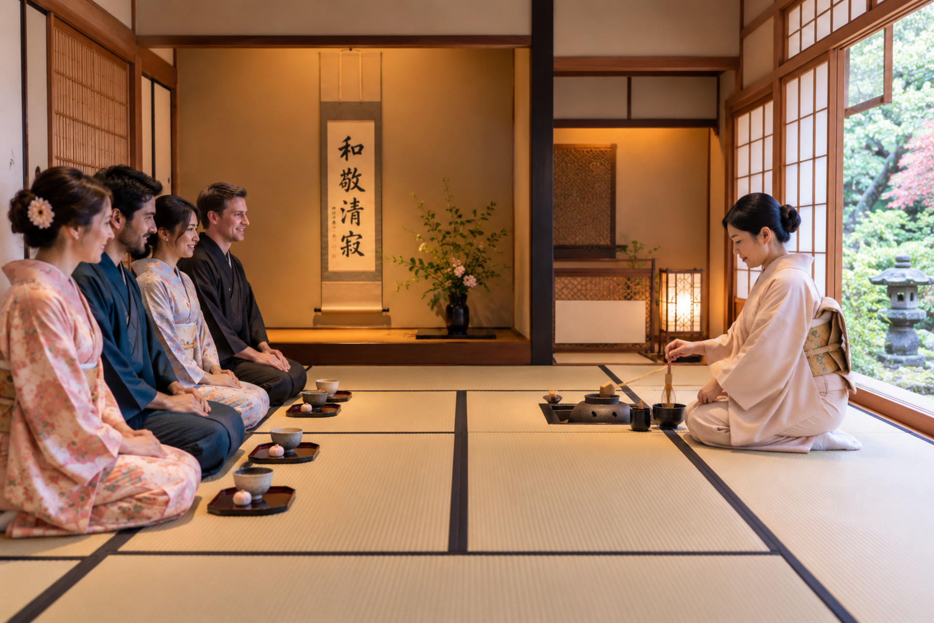 Kyoto Traditional Kimono & Matcha Tea Ceremony - Image 1