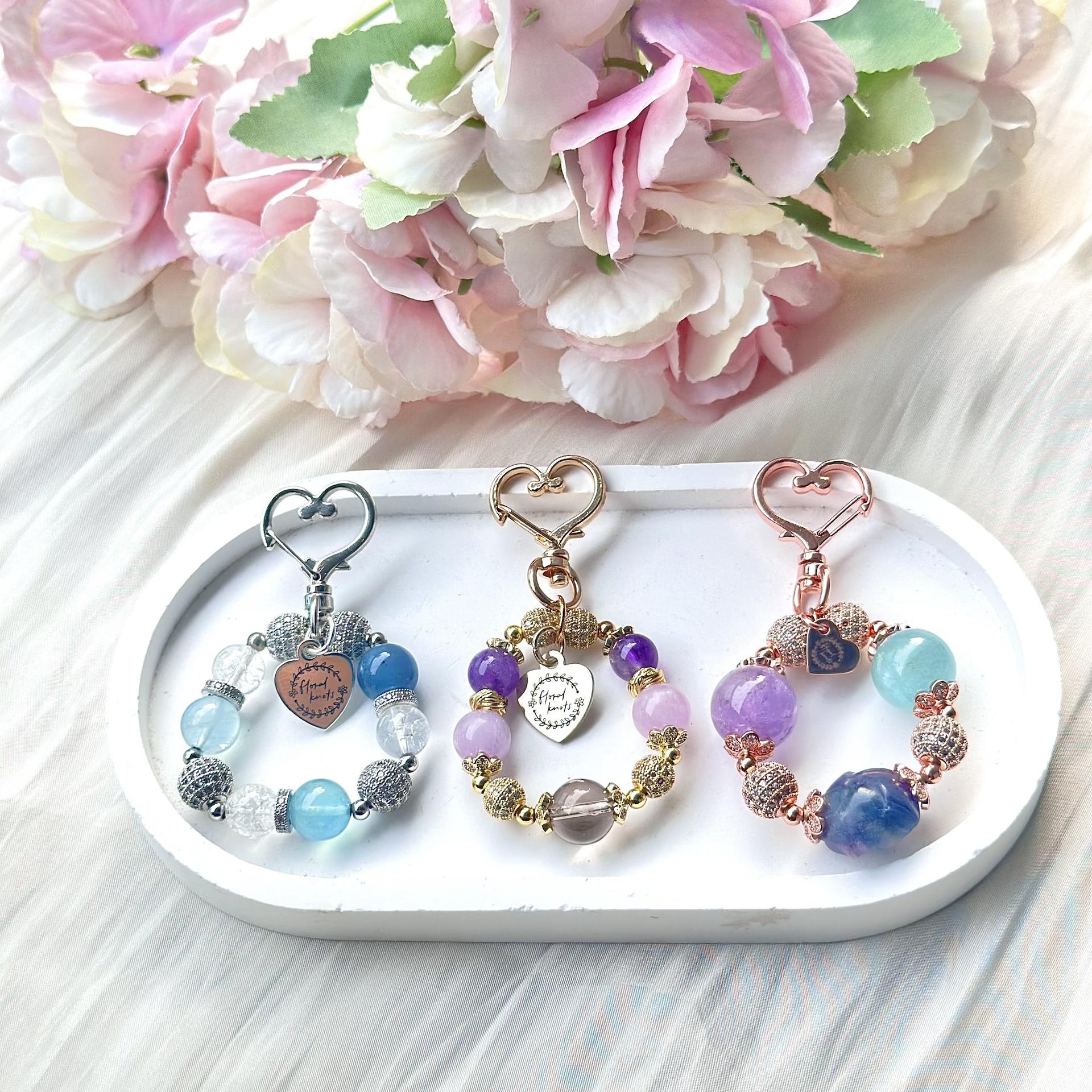 Gemstone Bag Charm/Keychain Workshop by Floral Knots at Orchard  - Thumbnail 2