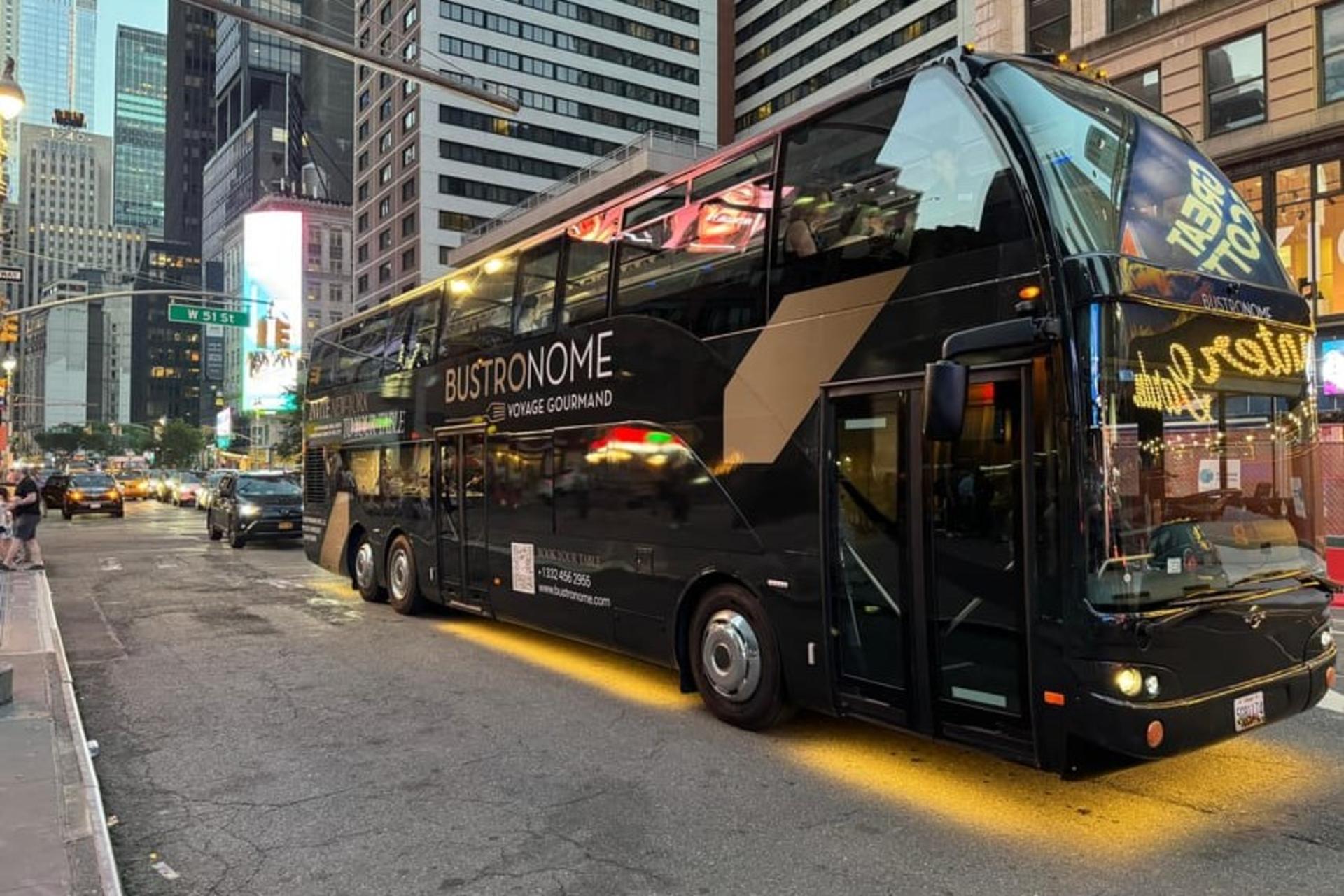 Bustronome Gourmet Meal Double Decker Trip in New York - Image 1