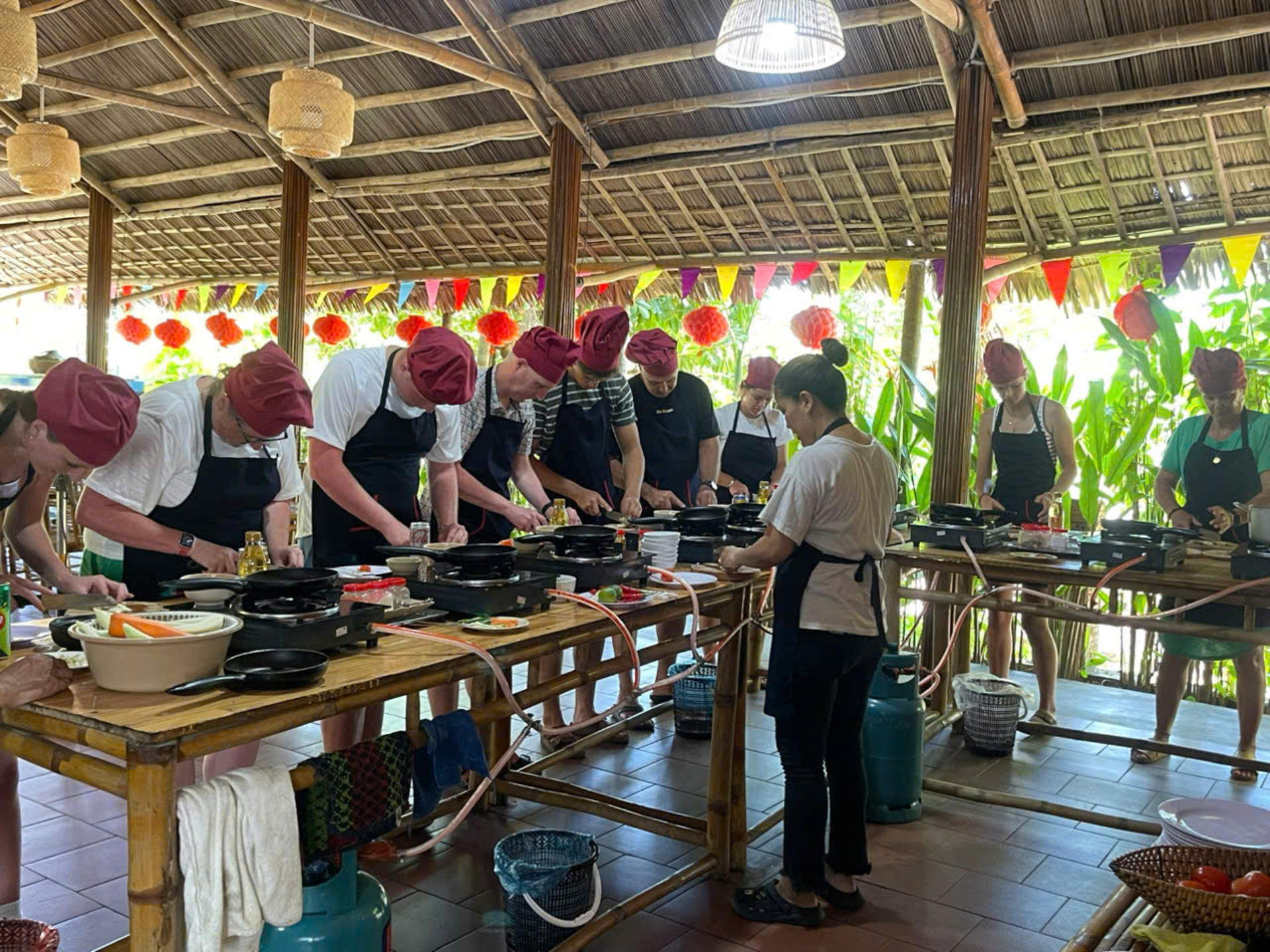 From Hoi An: Cooking Class, Coconut Basket Boat & Lantern Release - Thumbnail 8