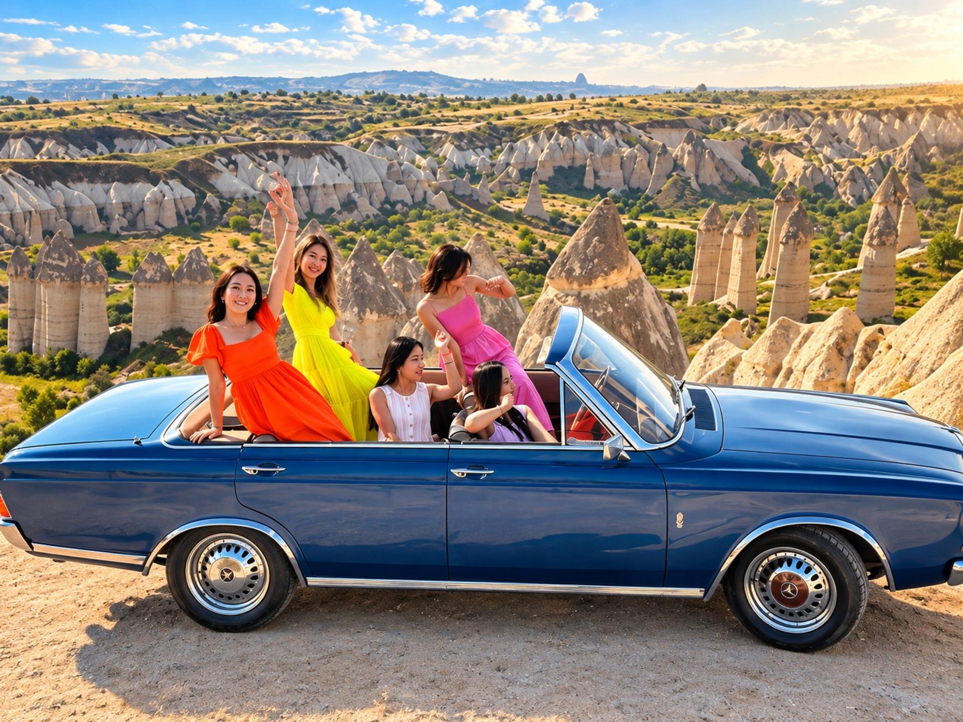 Classic Car Tour in Cappadocia with Photoshooting Options - Thumbnail 16