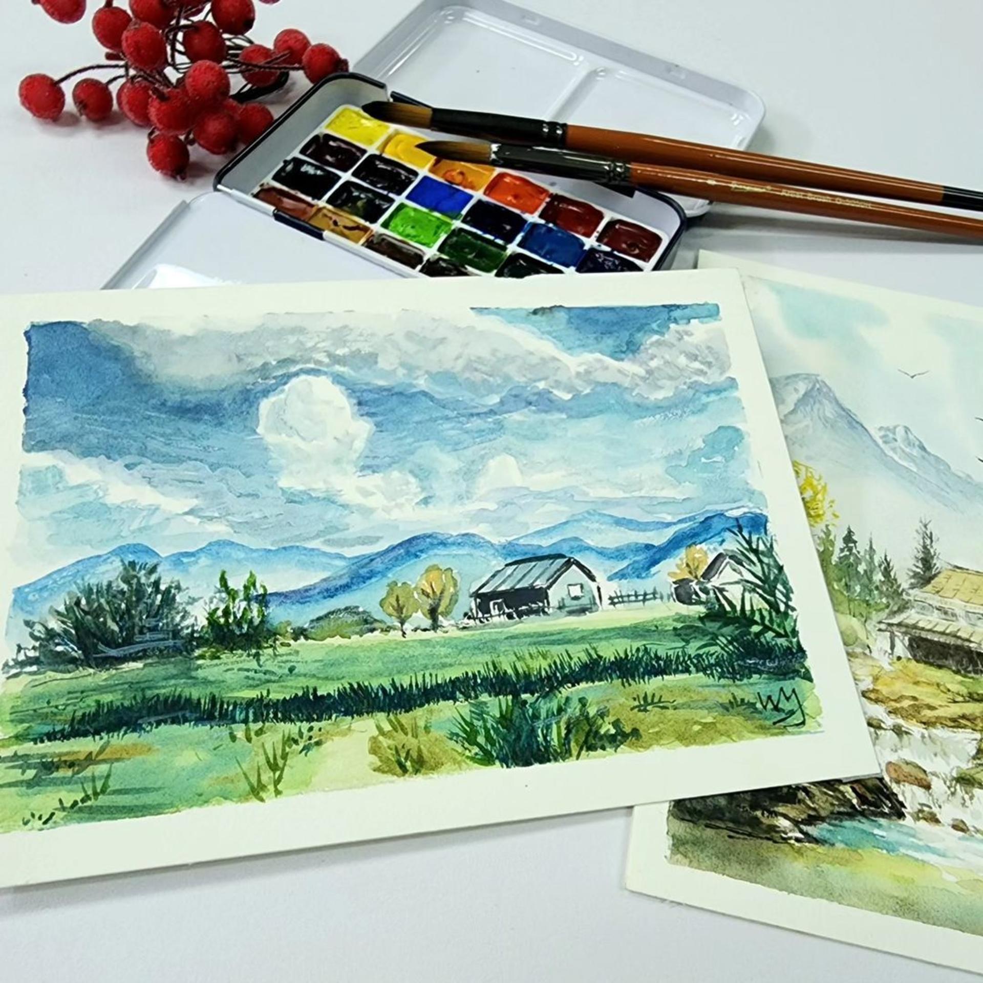 Bing Shu Lab | Watercolor Illustration Workshop - Thumbnail 7