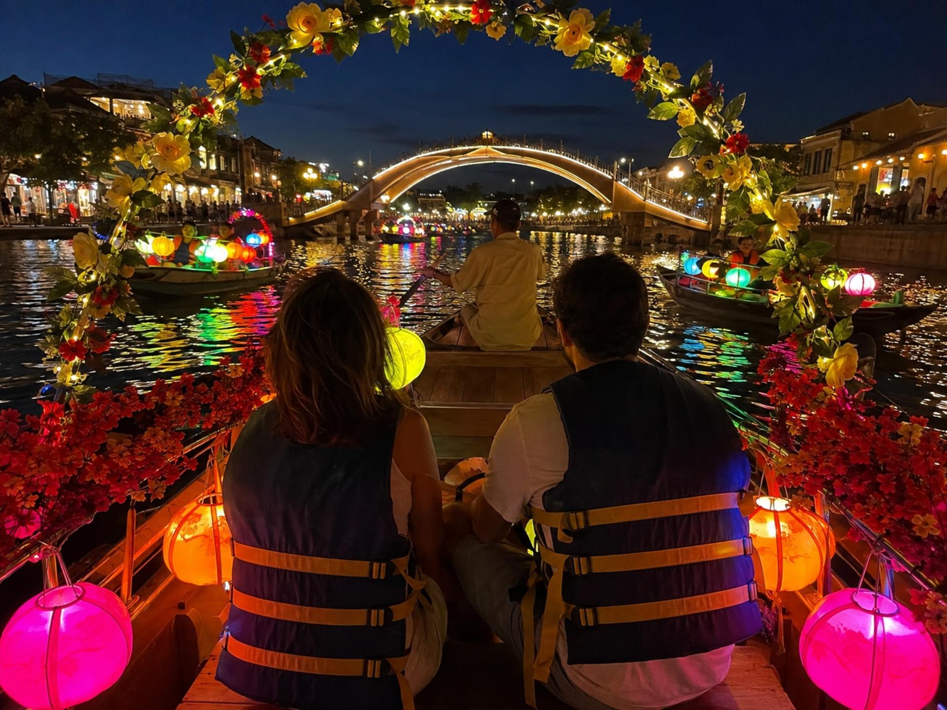 Hoi An : Coconut Basket Boat , River Cruise and Making Lantern Class - Thumbnail 25