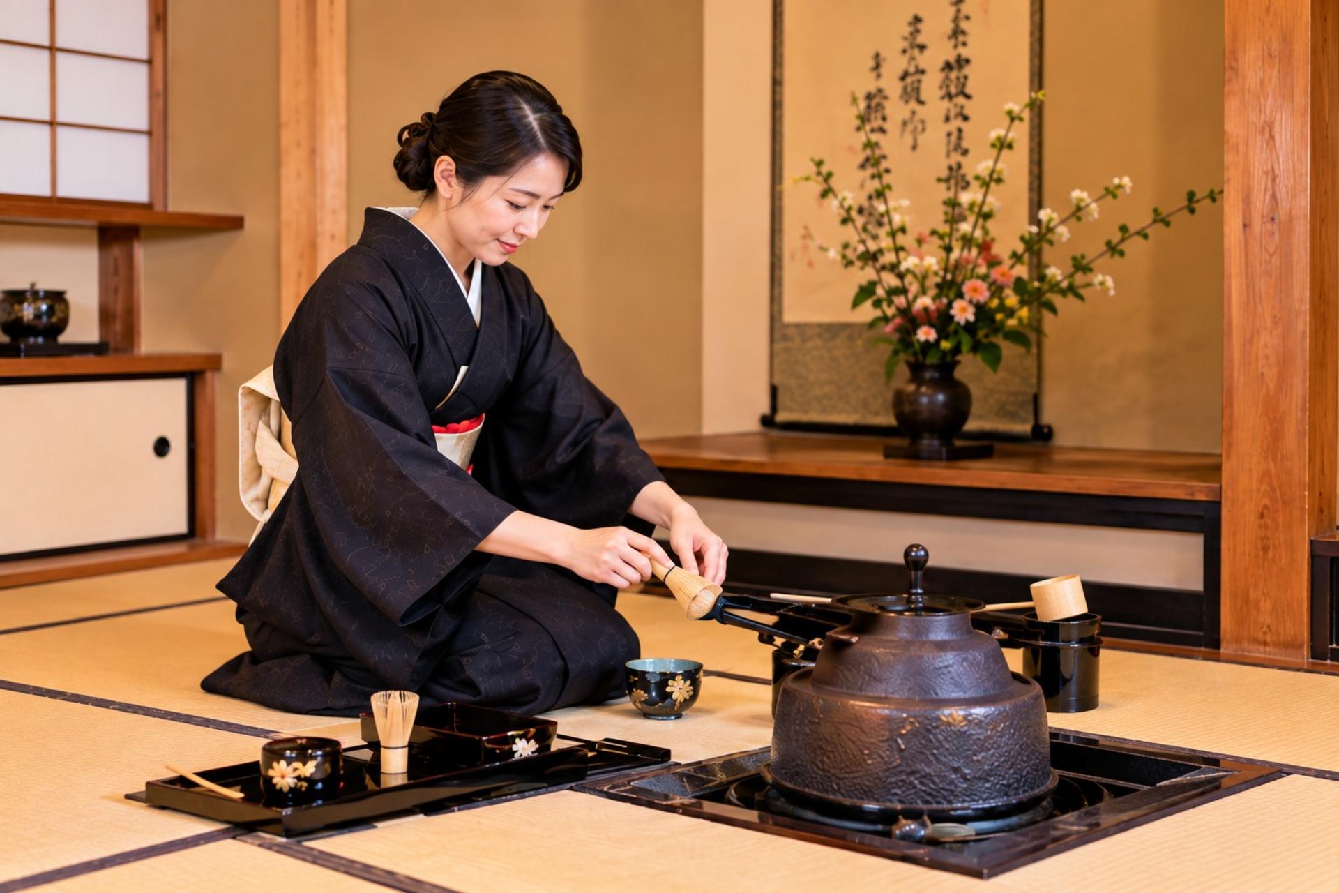 Kyoto Traditional Kimono & Matcha Tea Ceremony - Thumbnail 3