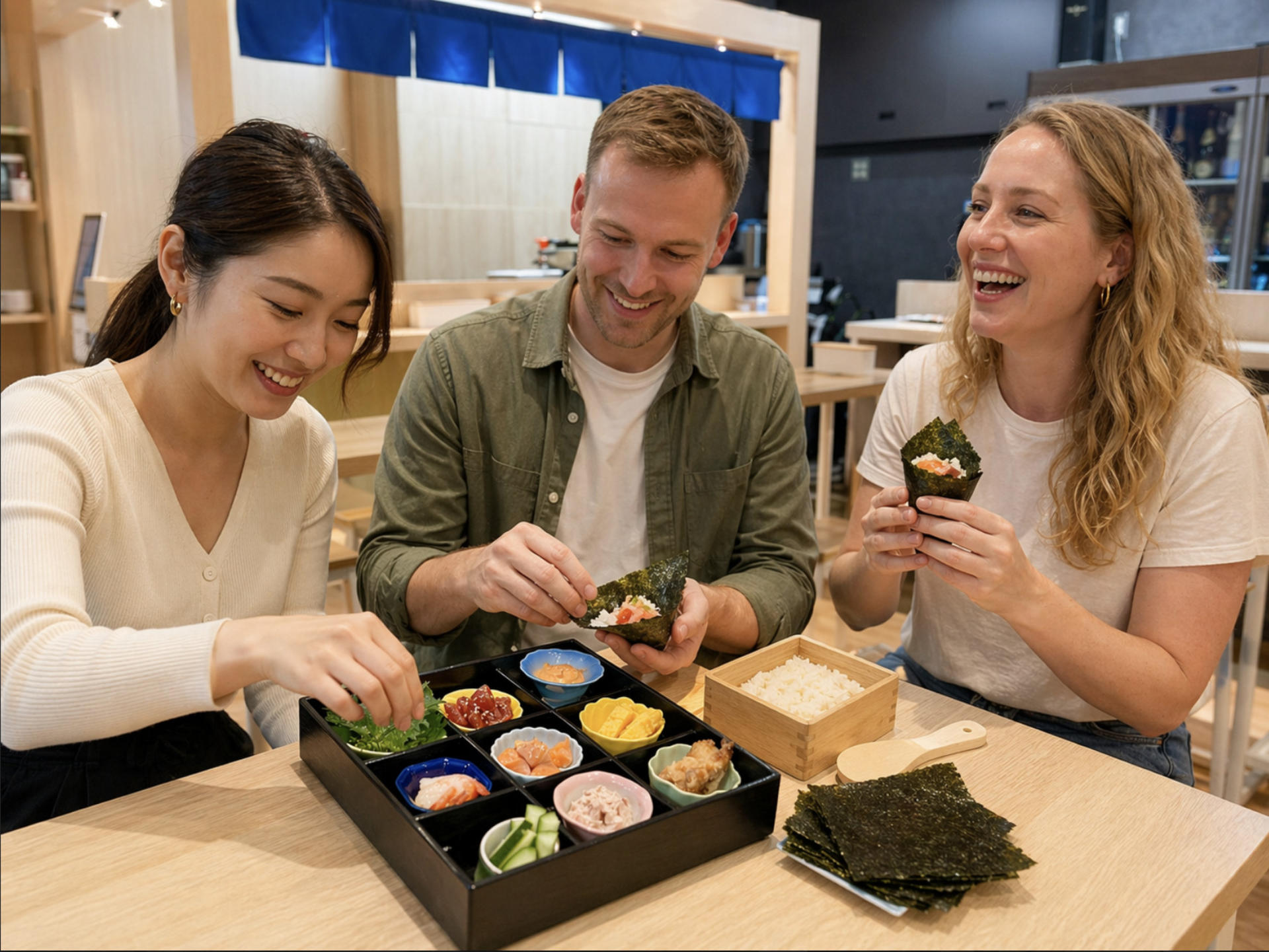 Tsukiji Temaki Sushi Cooking Class: Fresh Seafood & Vegan Options - Image 1
