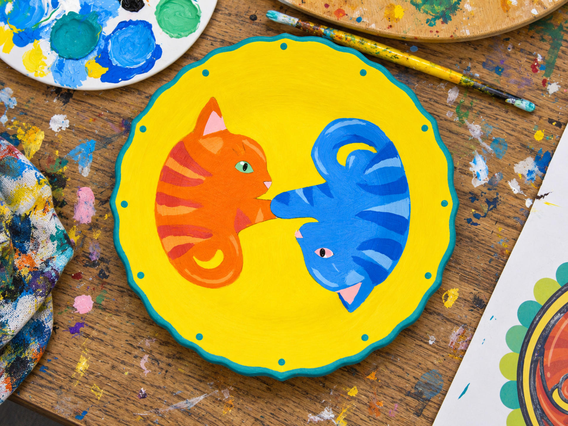 Rooftop Ceramic Painting Workshop with Fairy Chimney Views - Thumbnail 5