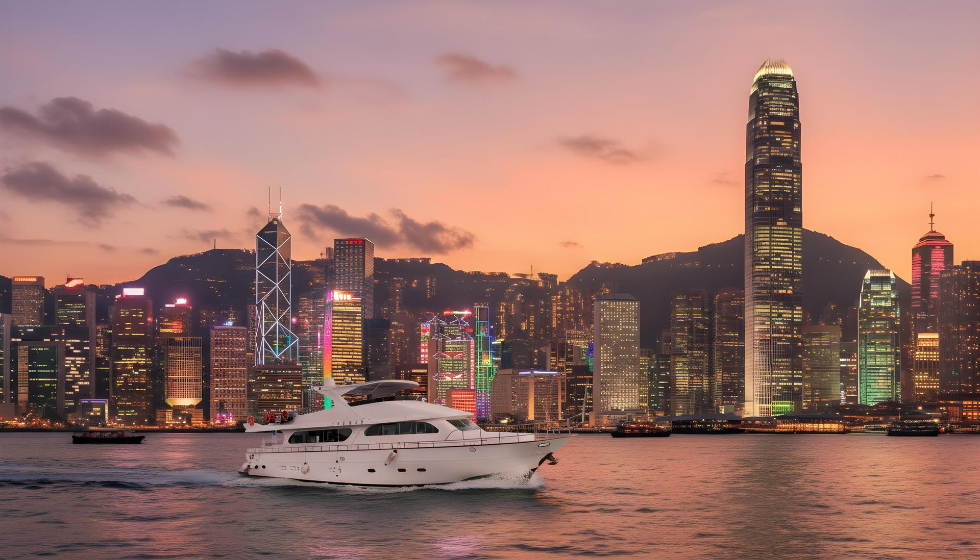 Victoria Harbour Night Cruise Fantasy Star Chaser (Includes Unlimited Snacks and Drinks + Photography) - Image 1