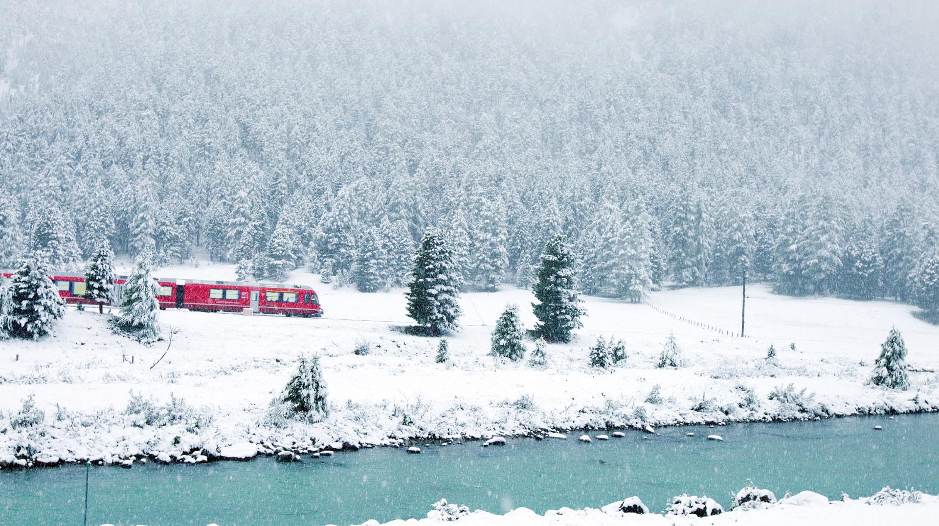 Swiss Alps Bernina Red Train and St. Moritz Full Day Tour from Milan - Thumbnail 7