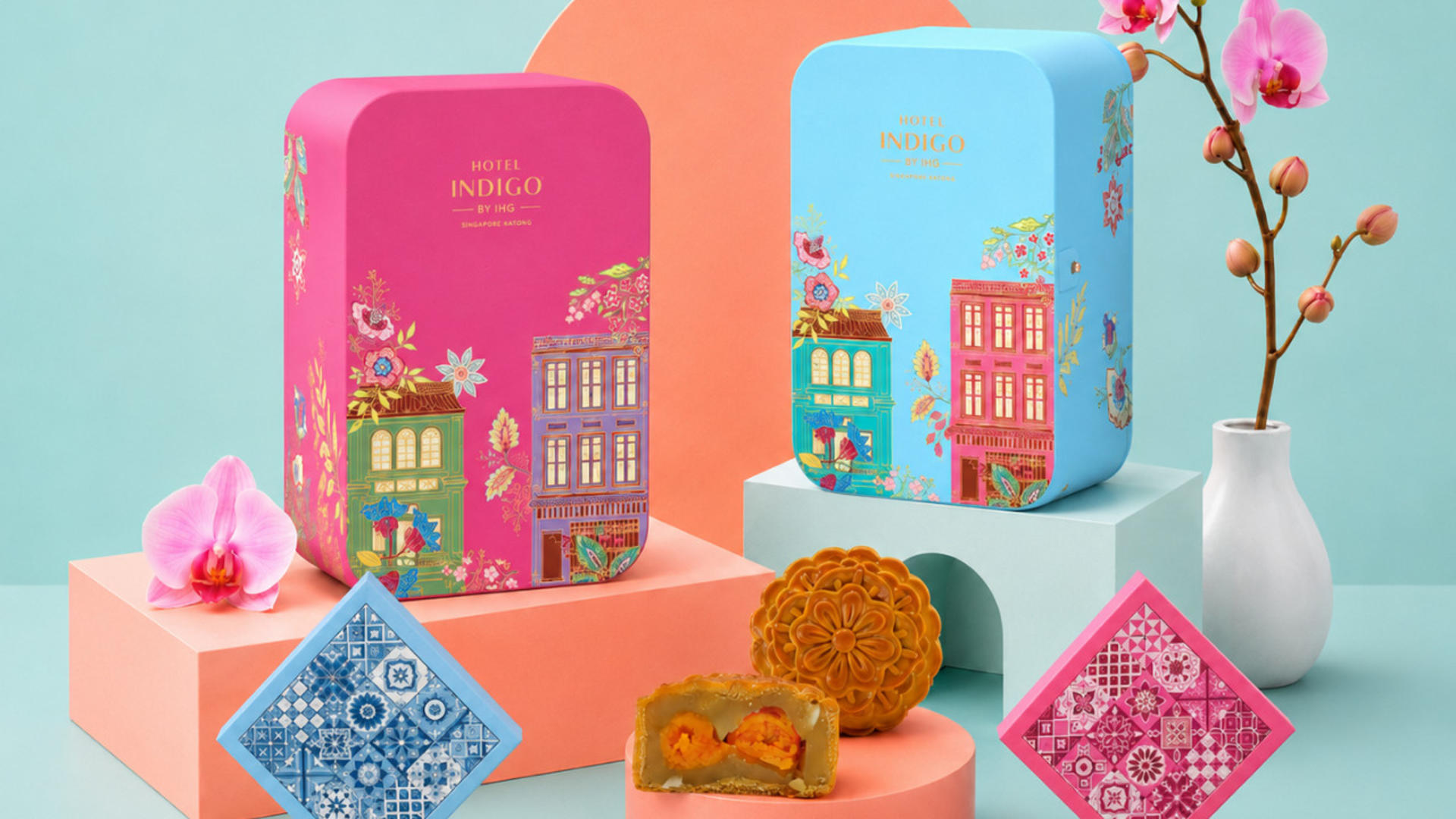 Hotel Indigo Singapore Katong Mid-Autumn Mooncakes (Halal-Certified) - Thumbnail 8