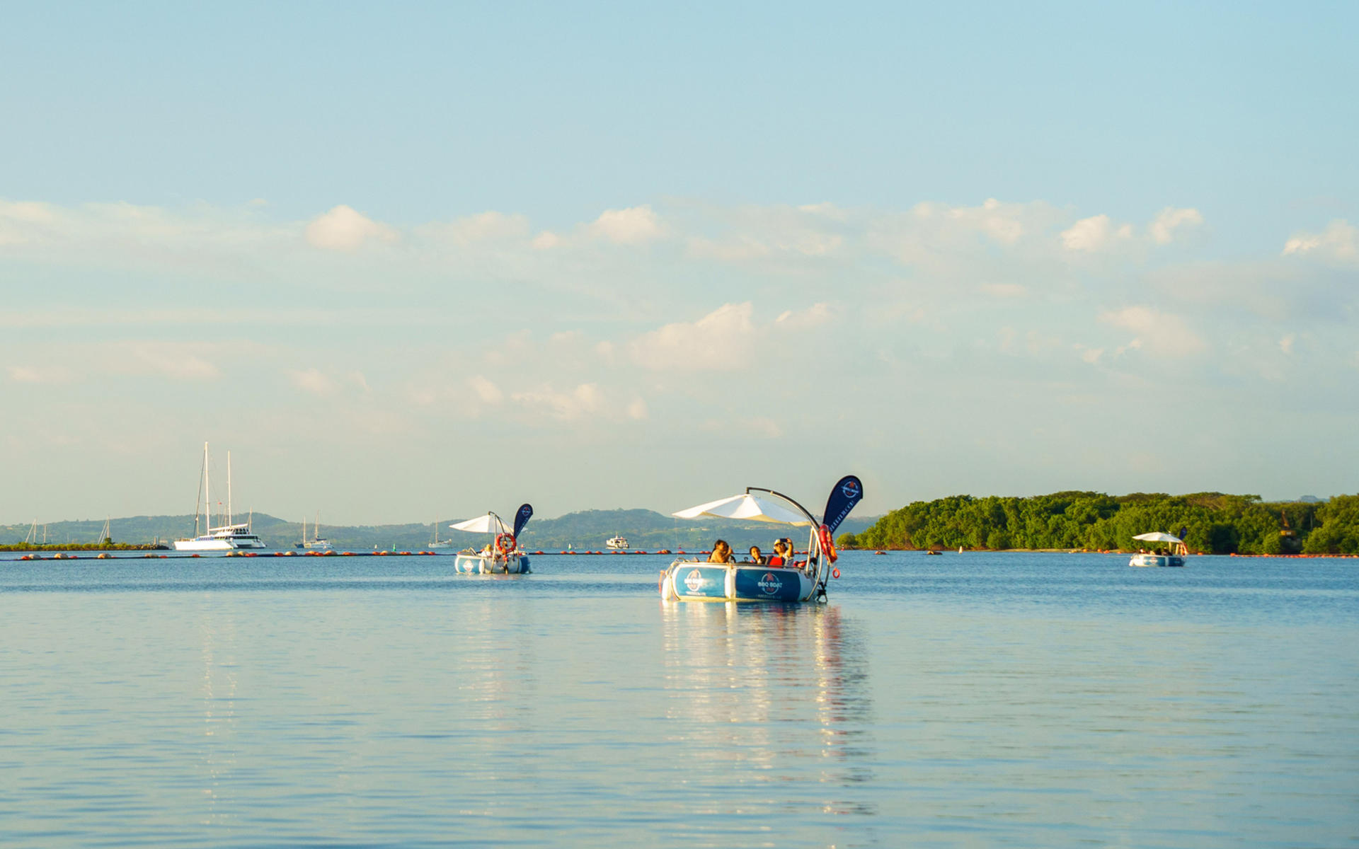 Eco-Electric Self-Drive BBQ Boat Cruise Denarau Fiji - Thumbnail 12