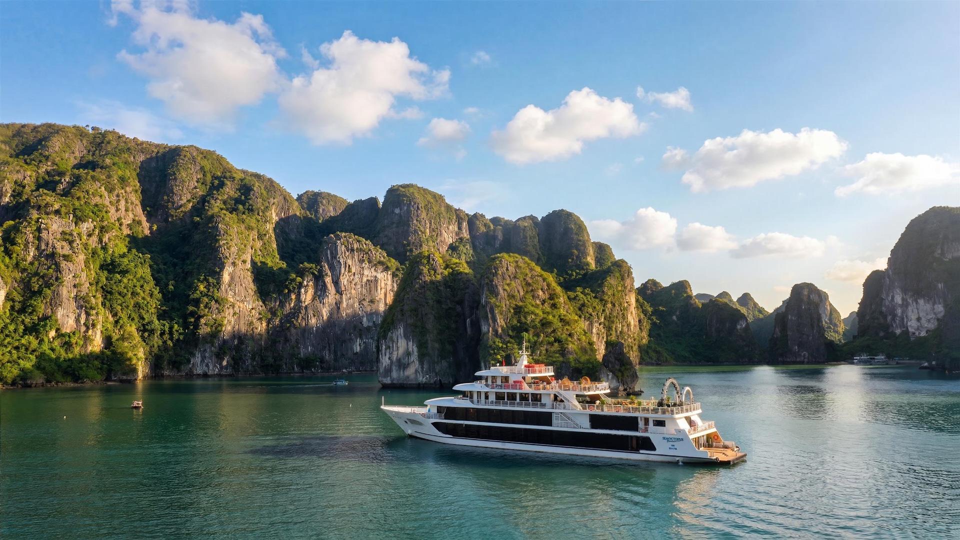 Sea Octopus President Day Cruise: Ha Long Bay with Ti Top & Sung Sot - Image 1