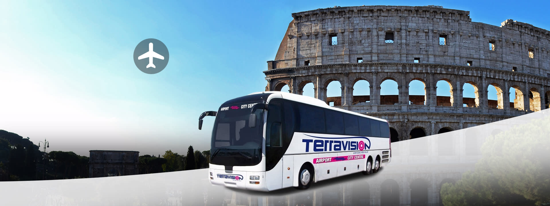 Ciampino Airport - Rome Bus by Terravision - Image 1