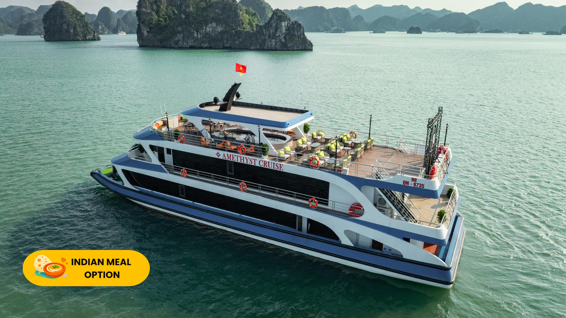 Amethyst Luxury Day Cruise: Ha Long Bay with Sung Sot & Ti Top - Image 1