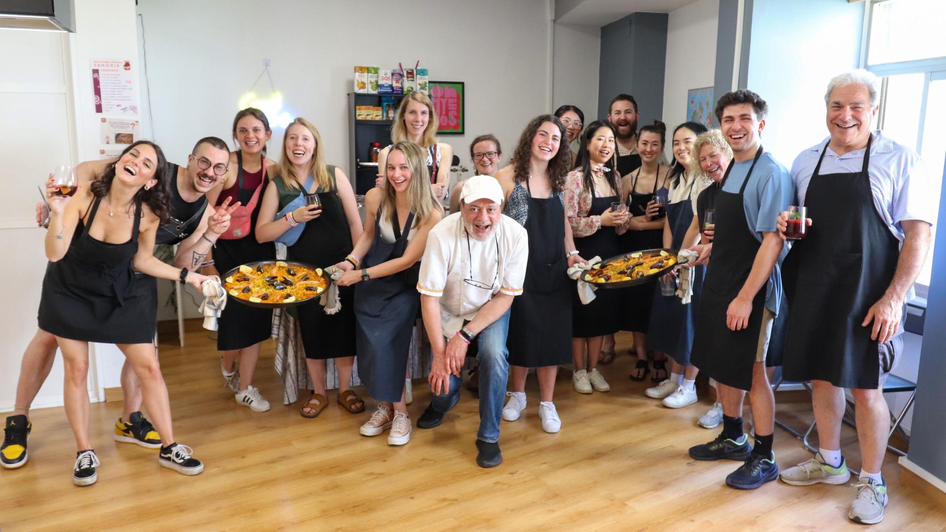 Paella and sangria workshop in Madrid