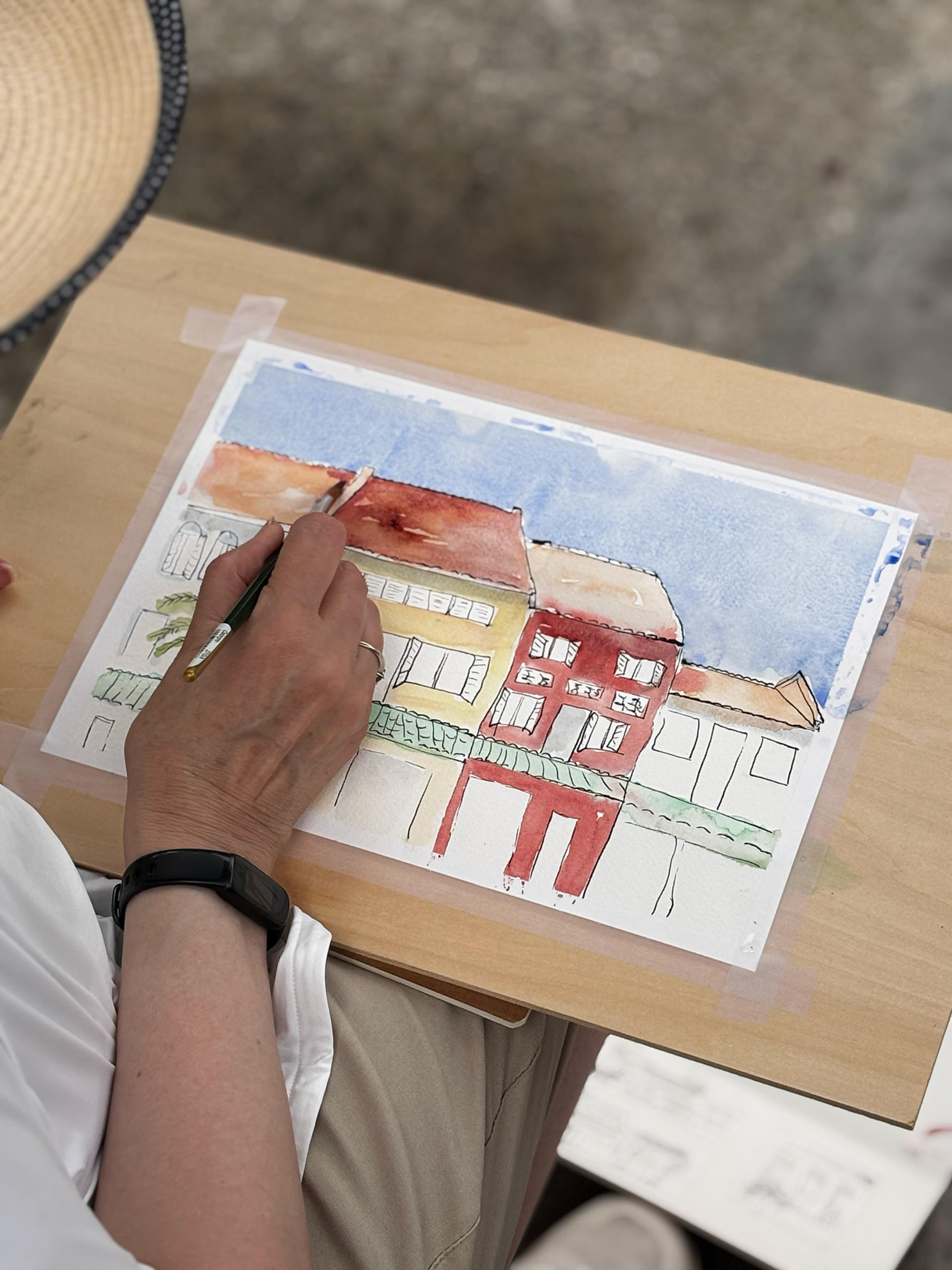 Outdoor Watercolour Experience in Singapore - Thumbnail 3