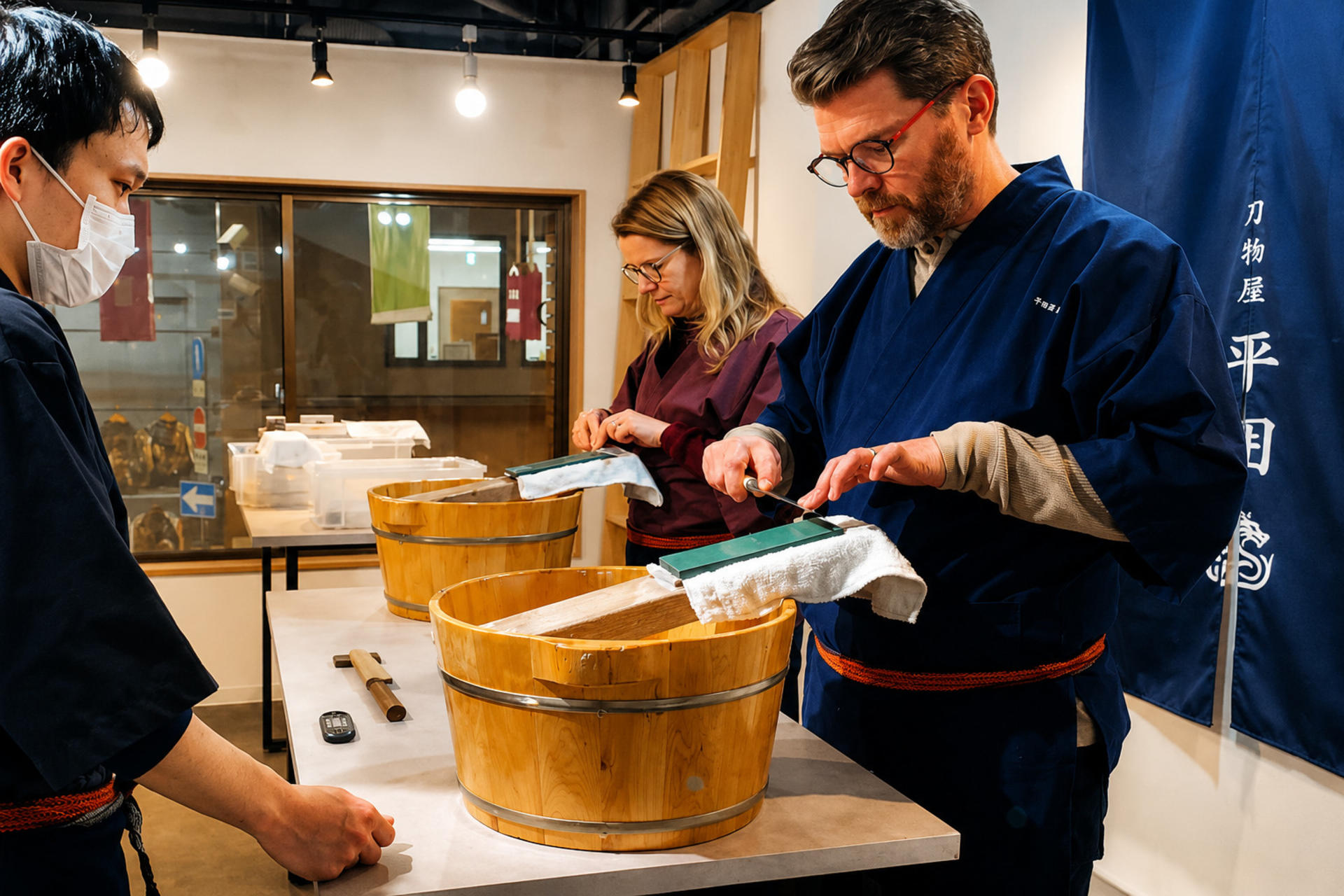 Beginner friendly! Knife sharpening and fitting handle workshop - Image 1