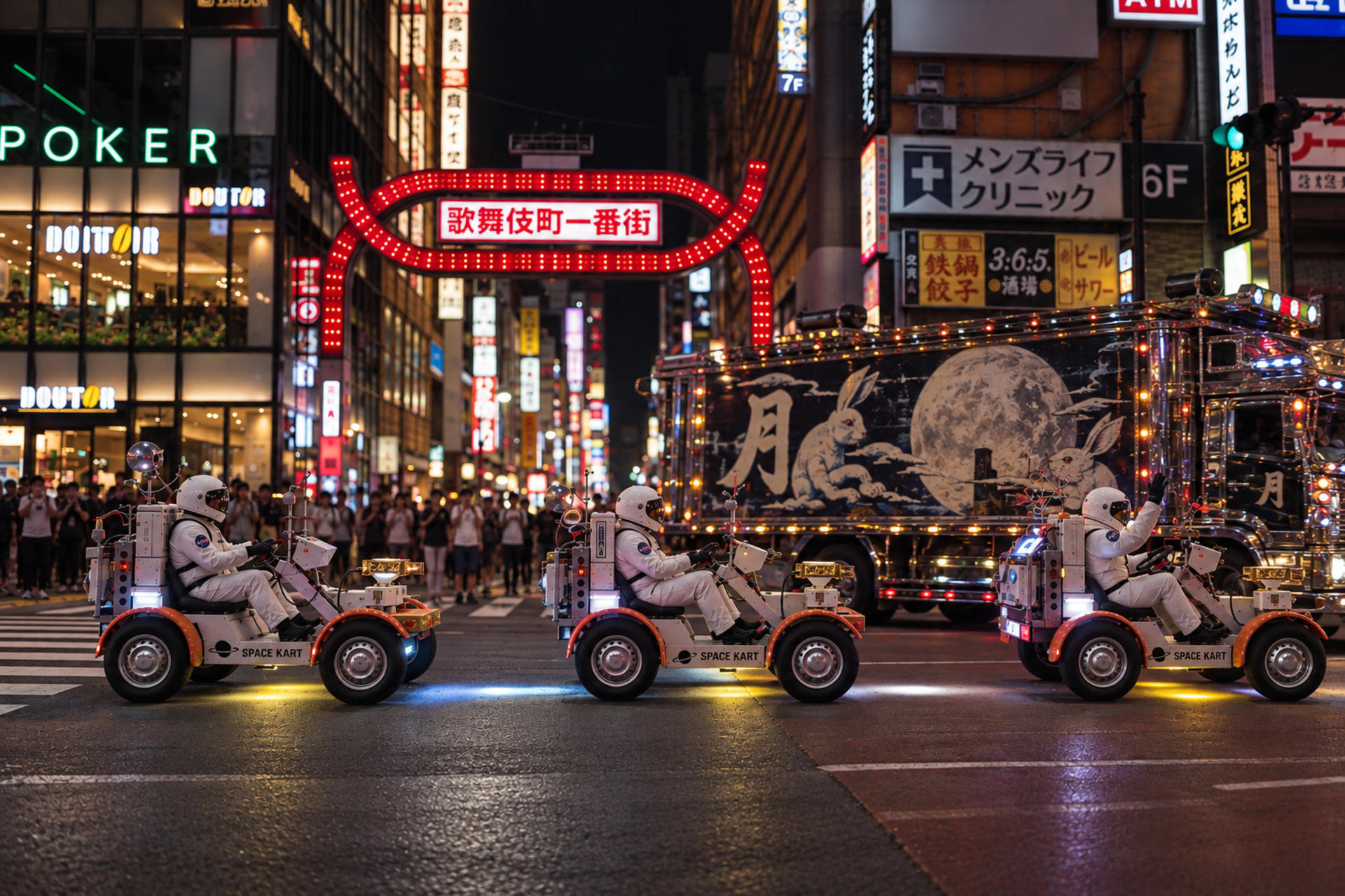 Tokyo: Space-Inspired Go-Kart Adventure | TK168 Space Kart - Thumbnail 3