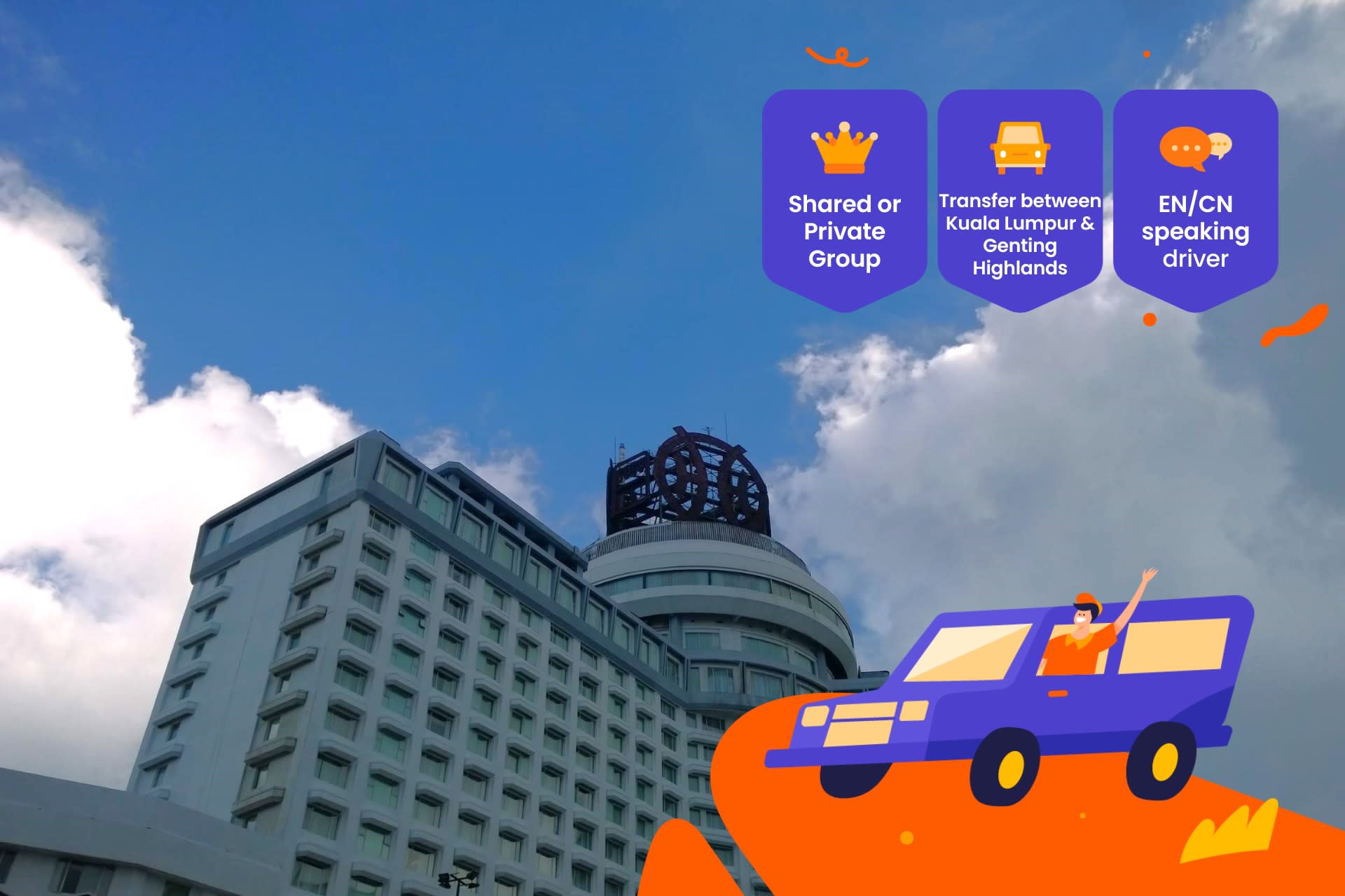 Kuala Lumpur Shared or Private Transfer to or from Genting Highlands - Image 1