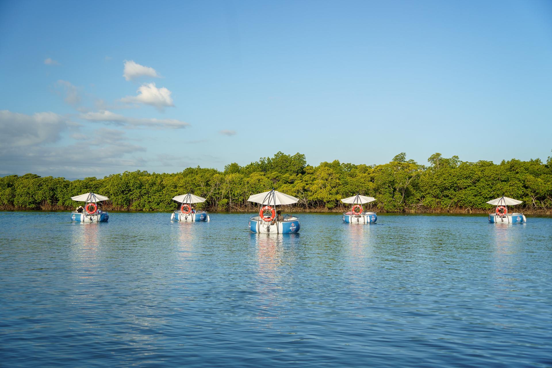 Eco-Electric Self-Drive BBQ Boat Cruise Denarau Fiji - Image 1