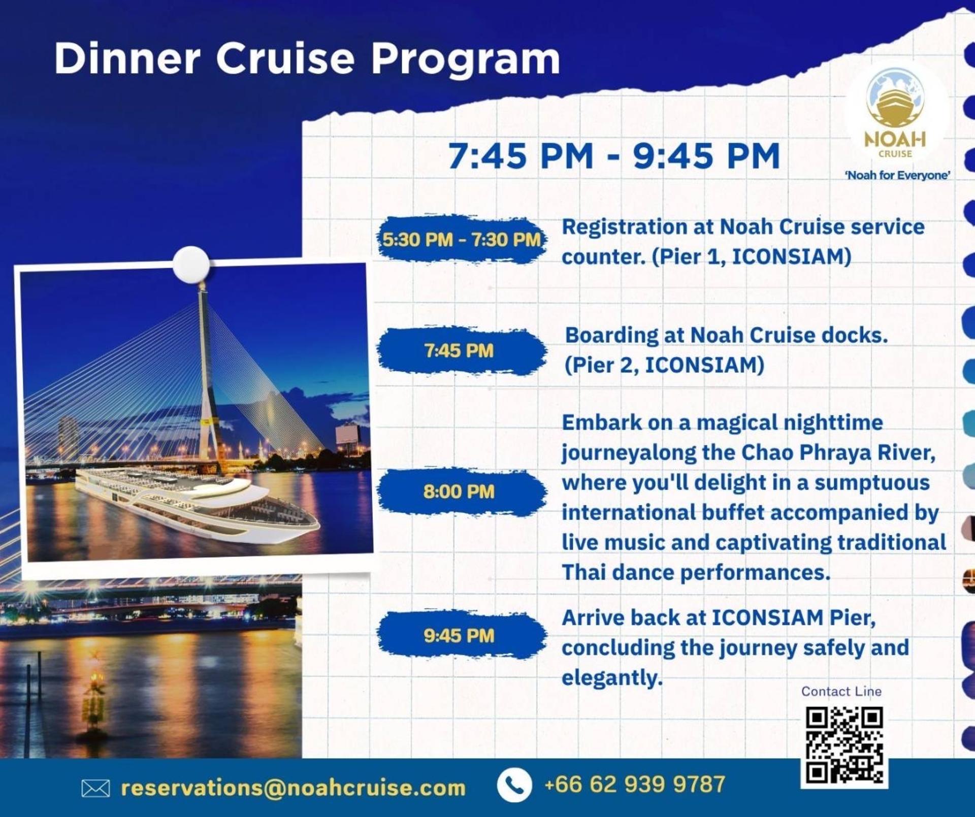 Noah Dinner Cruise in Bangkok - Thumbnail 19