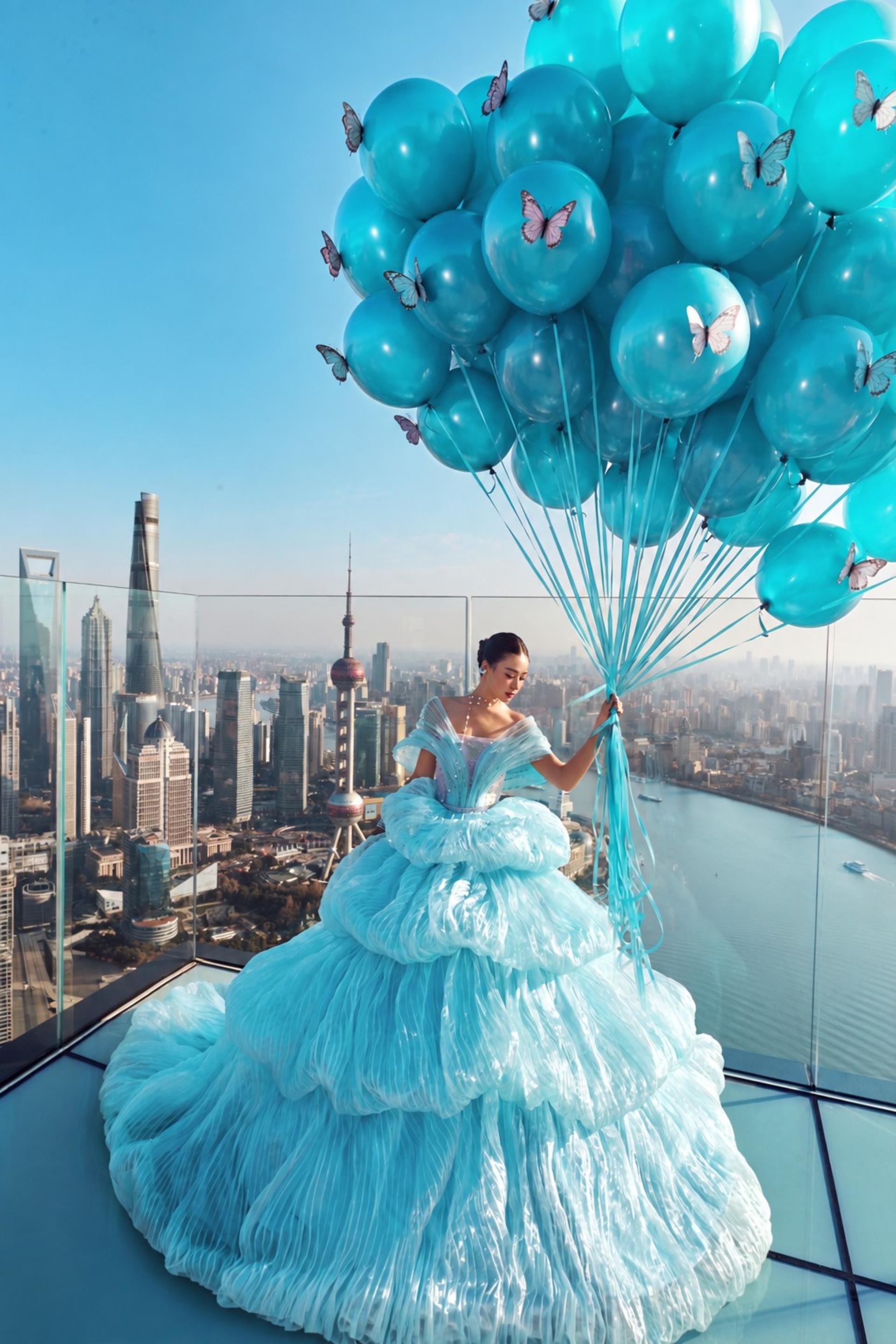 Shanghai Fashion Editorial Photoshoot at The Bund or The Stage - Thumbnail 2