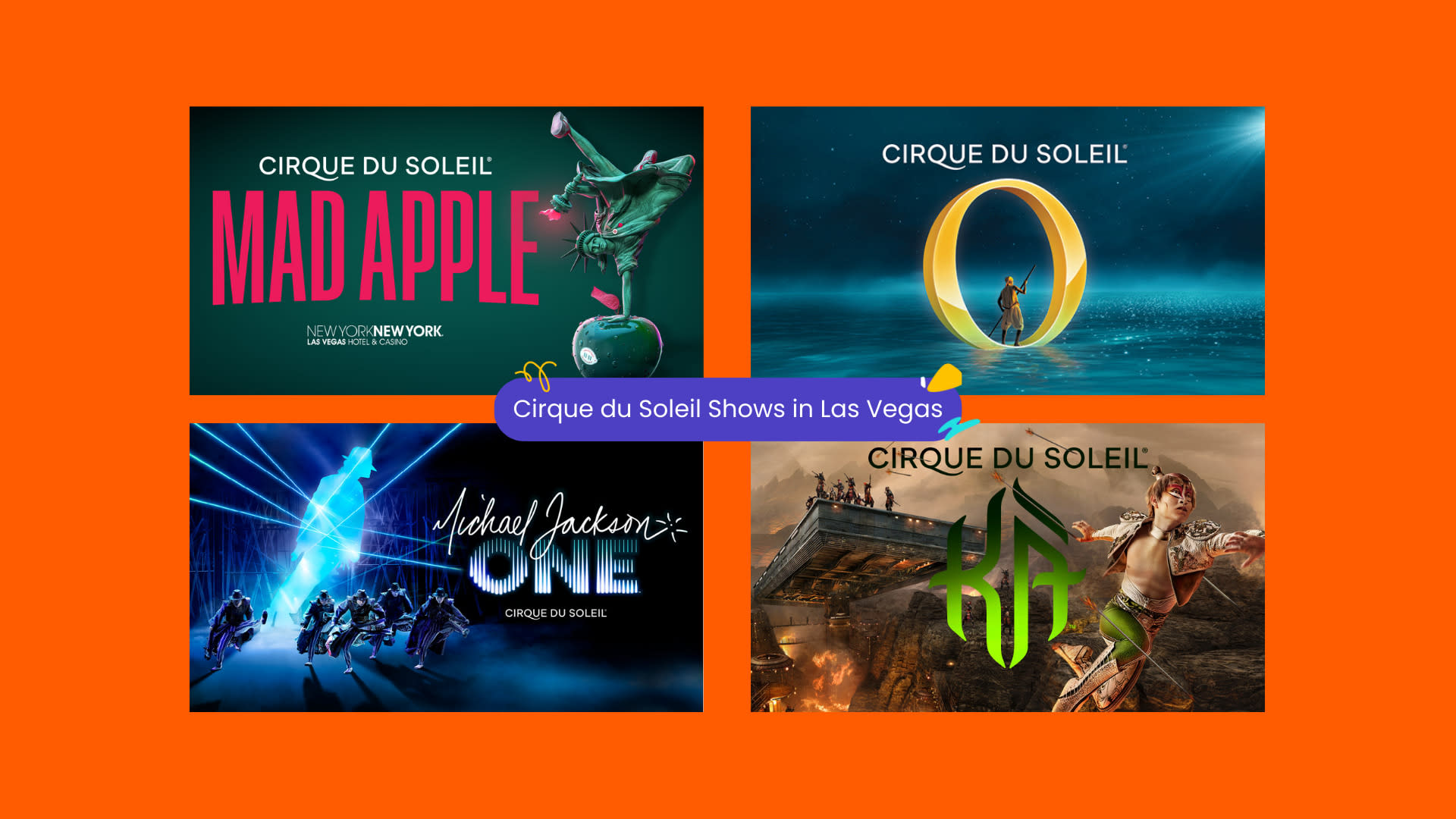 Cirque du Soleil Show Ticket in Las Vegas - Image 1