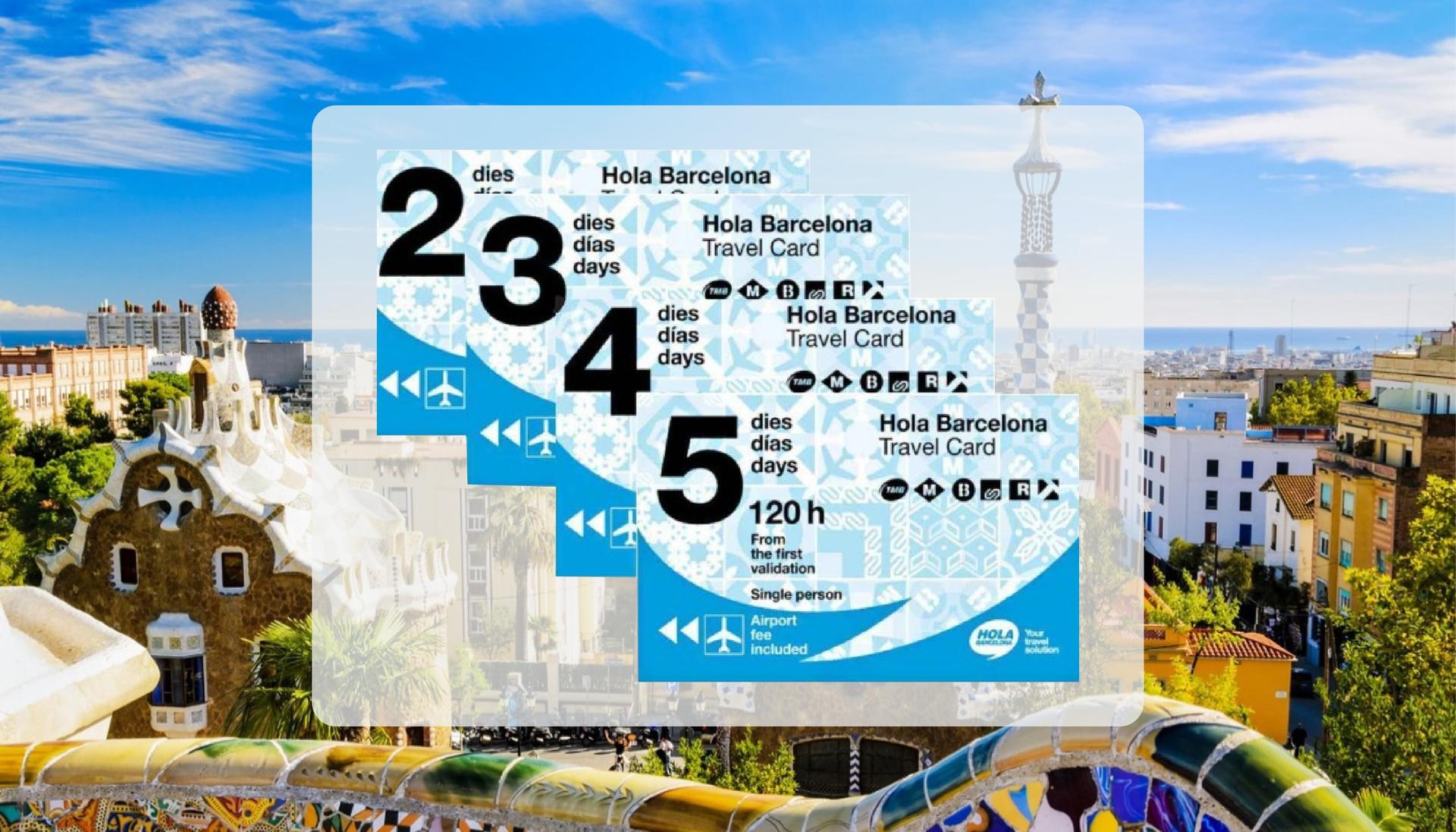 Hola Barcelona Public Transport Travel Card - Image 1