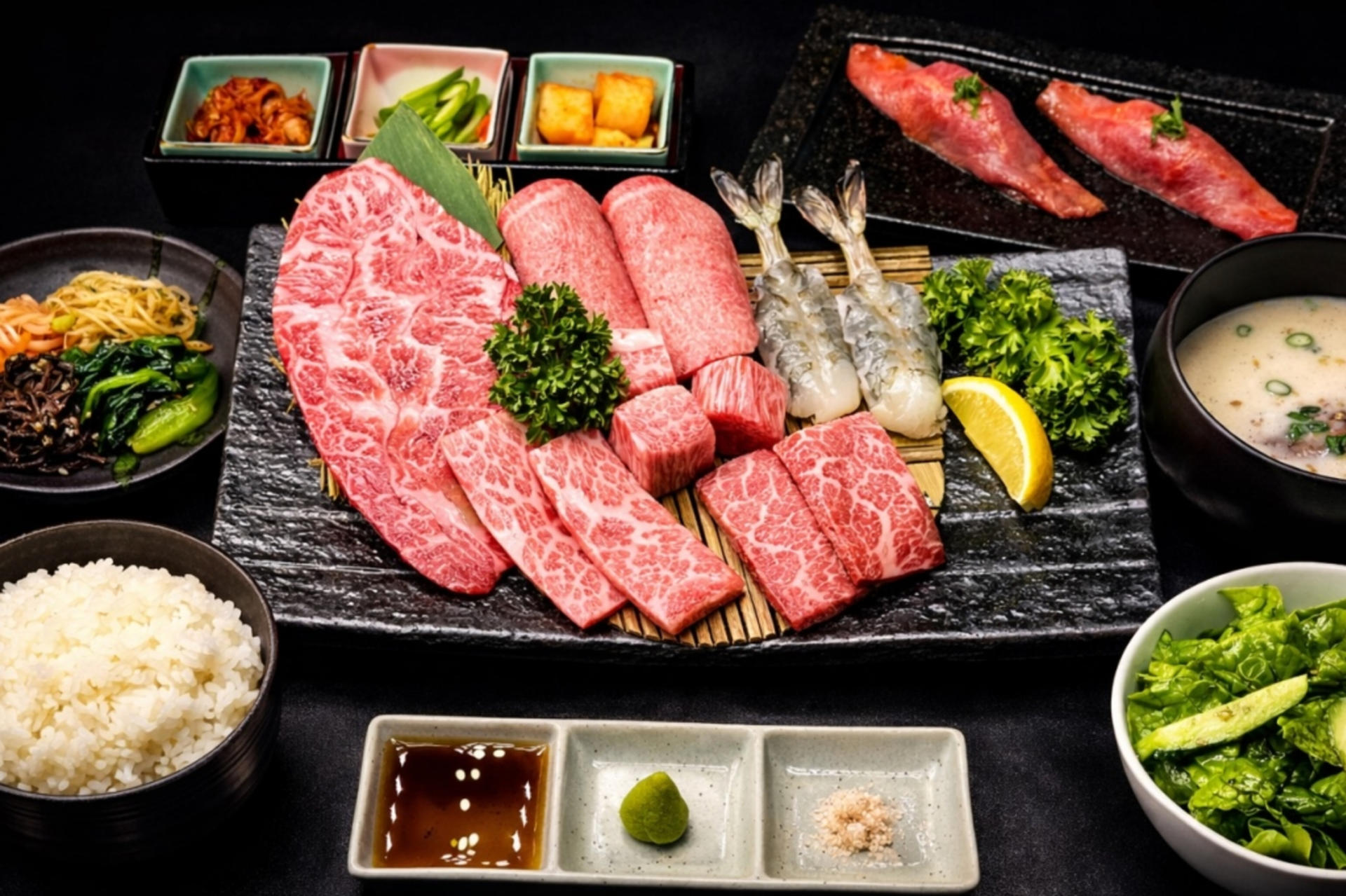 【Wagyu Yakiniku & Meat Sushi Gaen Shinjuku Kabukicho Branch】Wagyu - Thumbnail 5