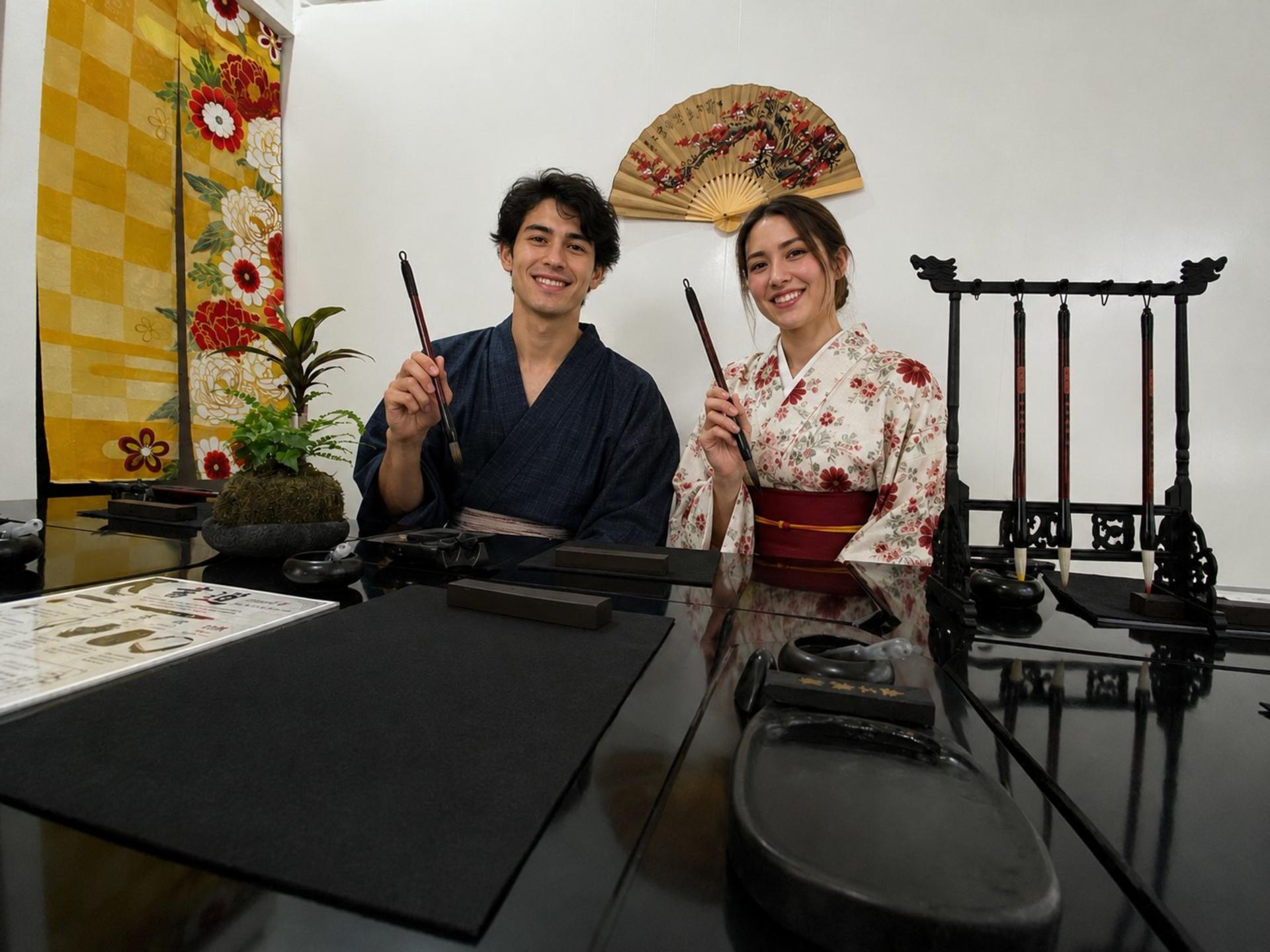 Kyoto: Japanese Calligraphy Experience in a Traditional Studio - Thumbnail 10