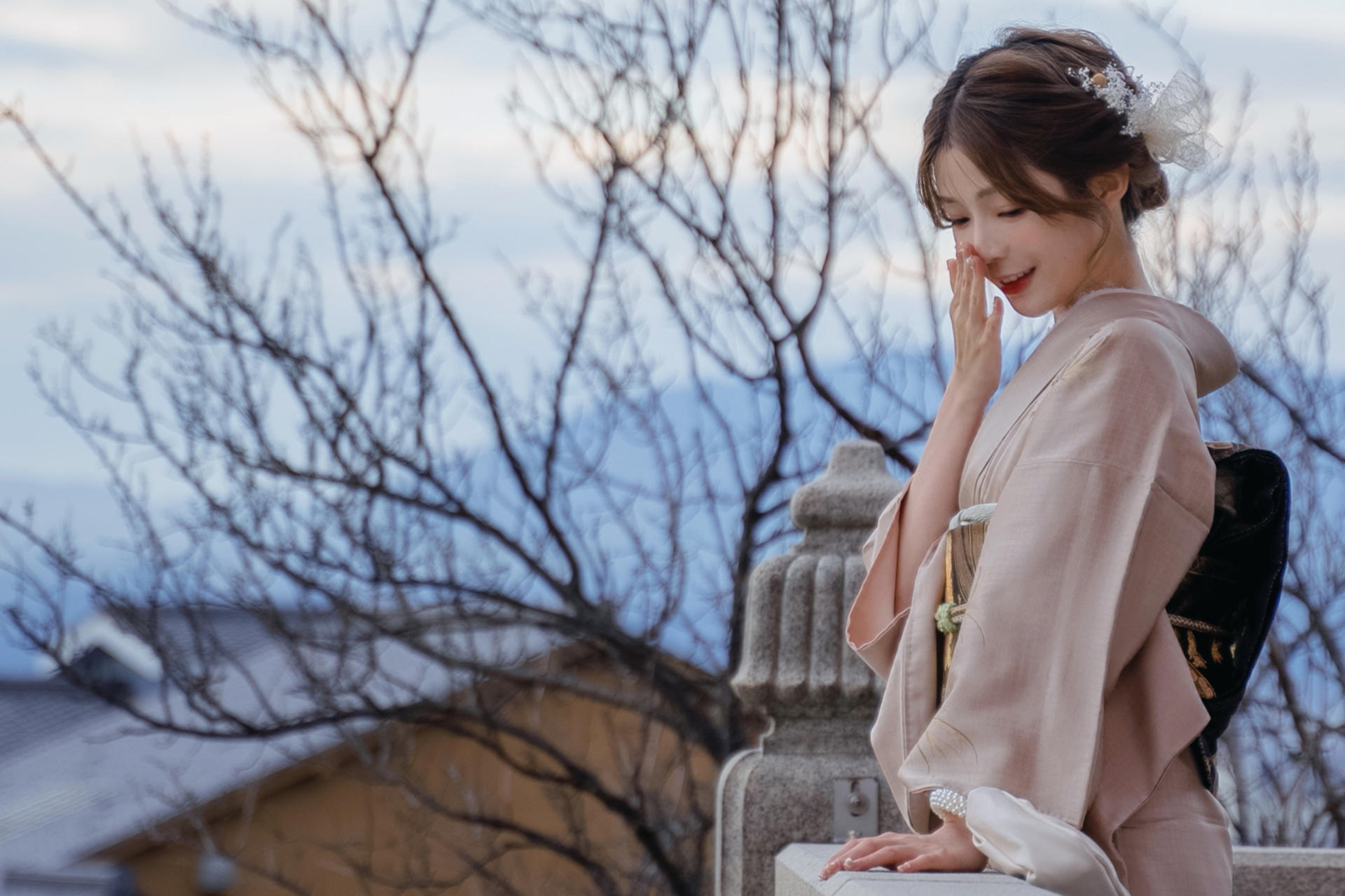 Kyoto Kimono Rental Experience & Japanese Style Makeup & Photo Shoot (Ookini Fushimi Inari Store) - Thumbnail 6