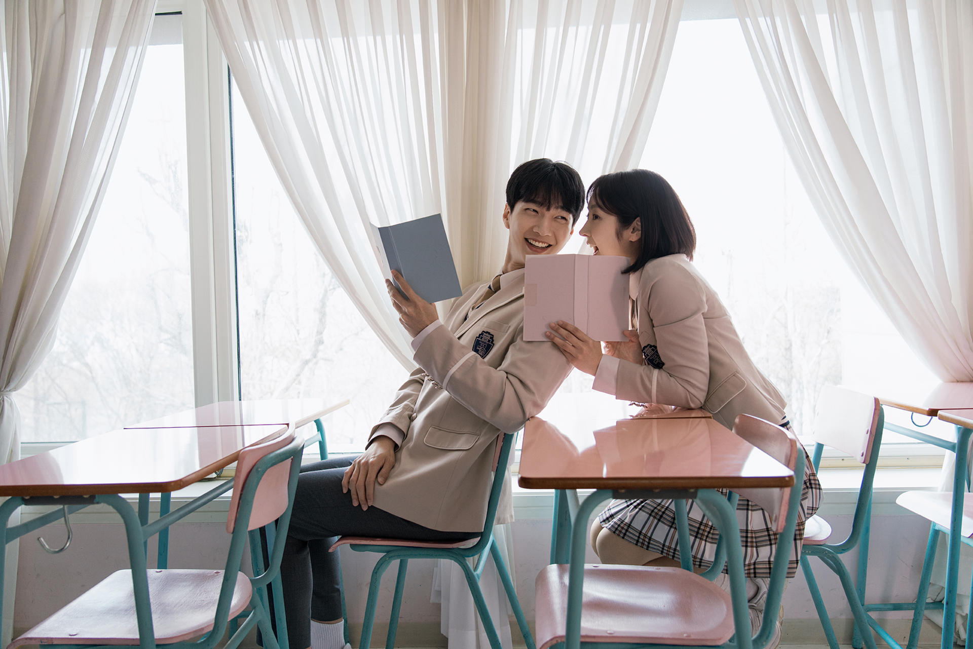 Seoul Jamsil Korean School Uniform Studio Photo Shoot Experience - Thumbnail 7