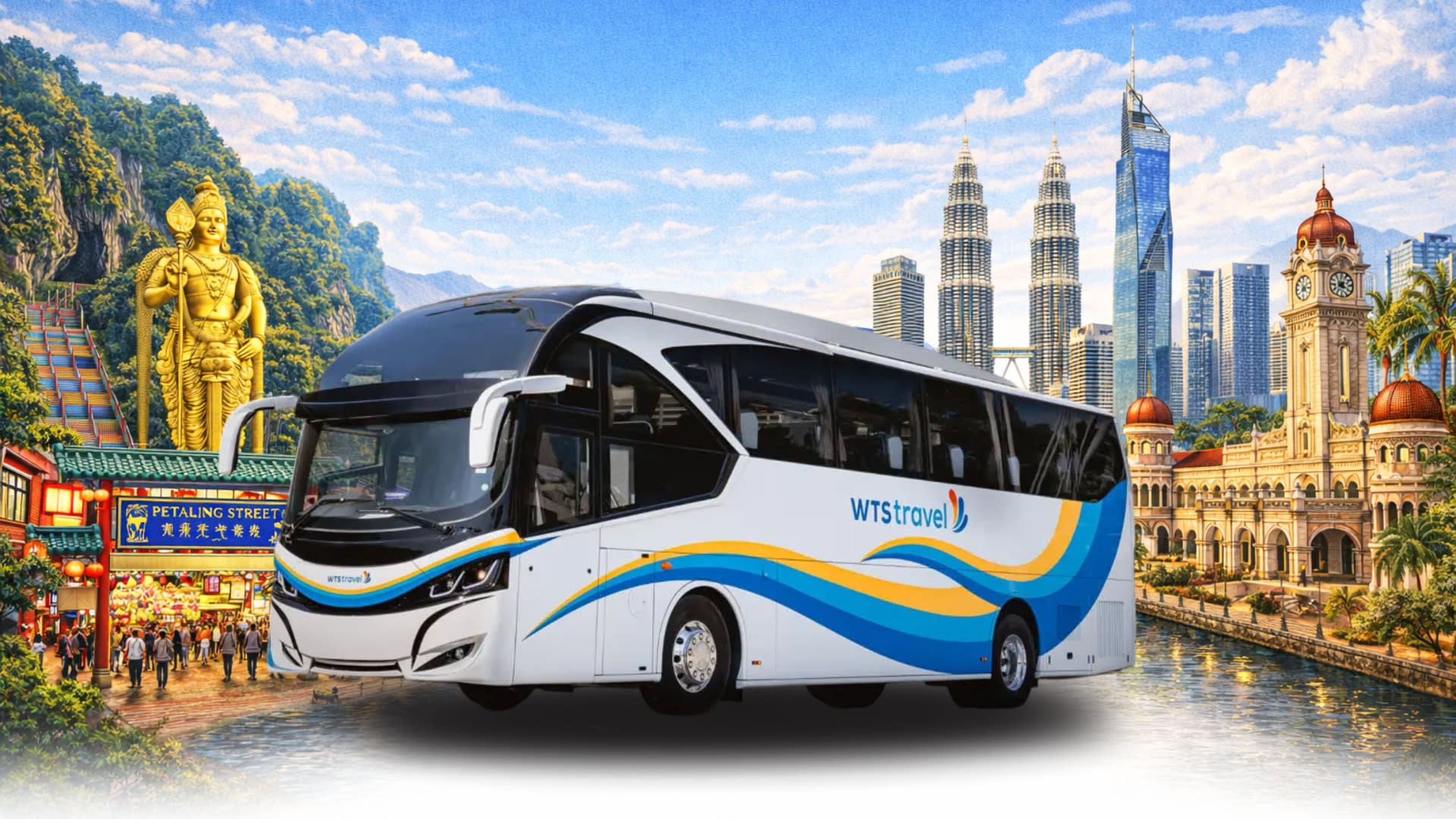 Singapore - Kuala Lumpur Hotel & Bus Package by WTS Travel - Image 1