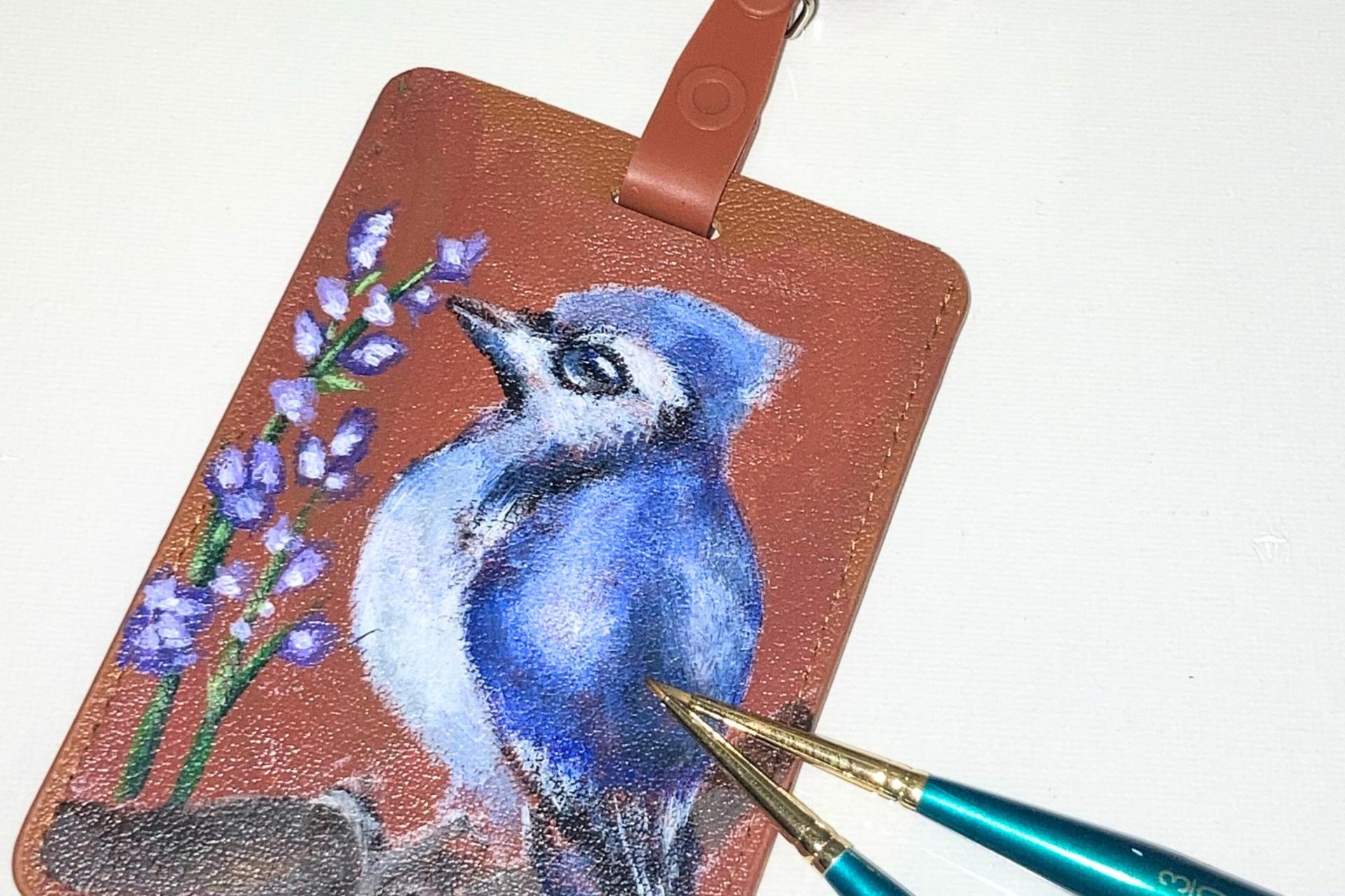 Marquage Leather Painting Workshop in Singapore - Thumbnail 4