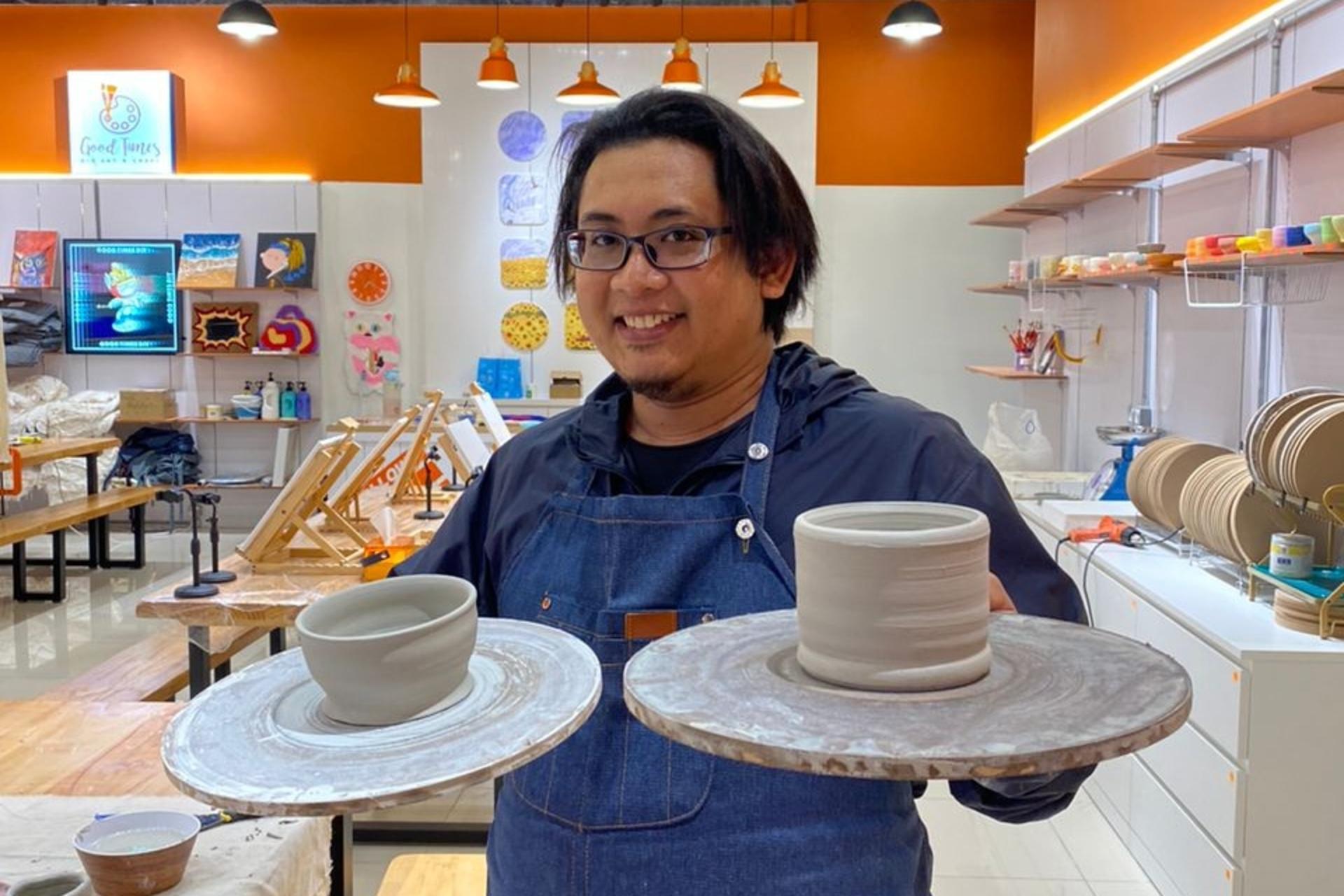 DIY Pottery Workshop with Good Times DIY Pottery in Johor Bahru - Thumbnail 5