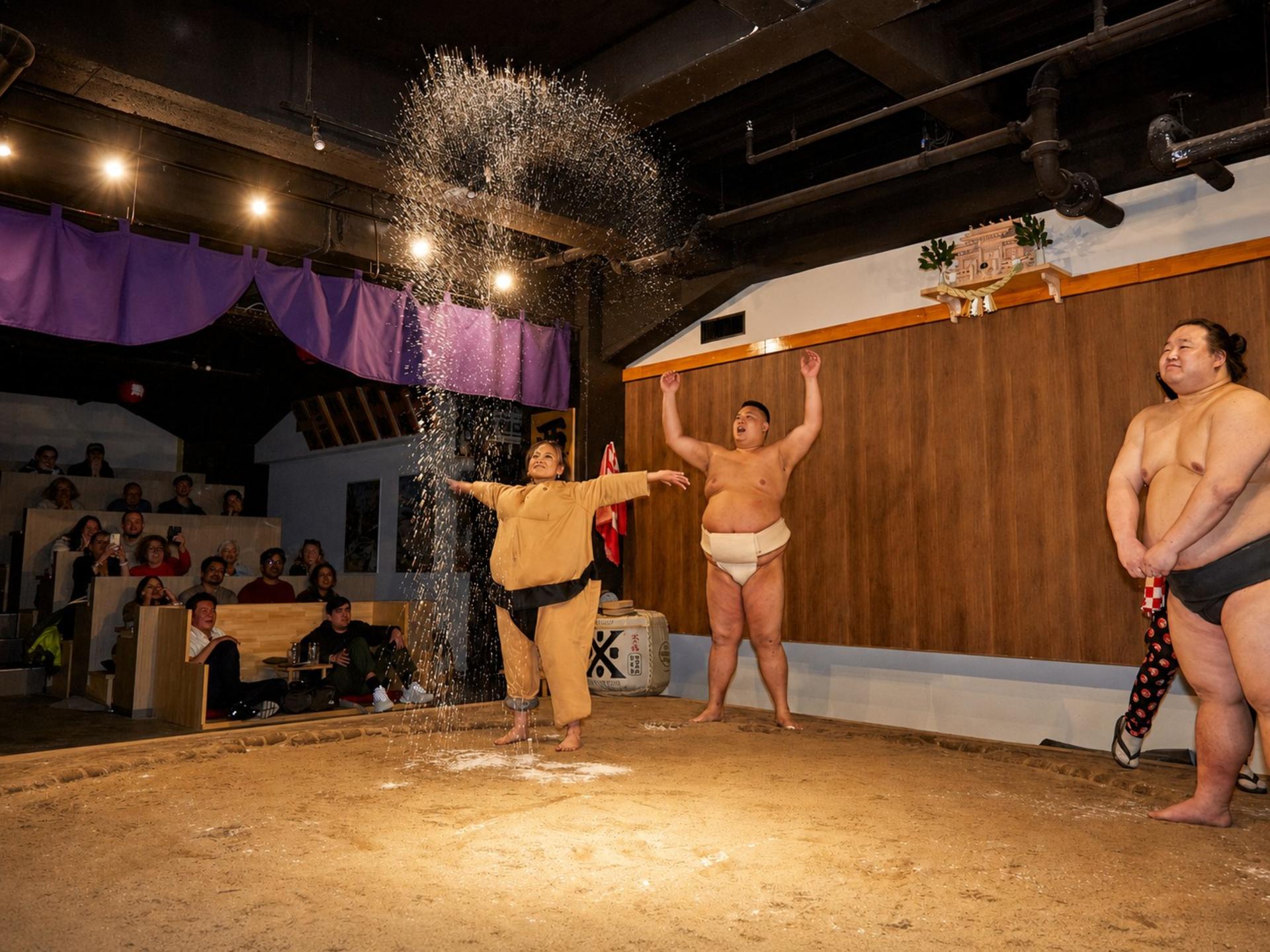 Tokyo Ginza Sumo Experience: Performance vs Pure Practice - Thumbnail 14