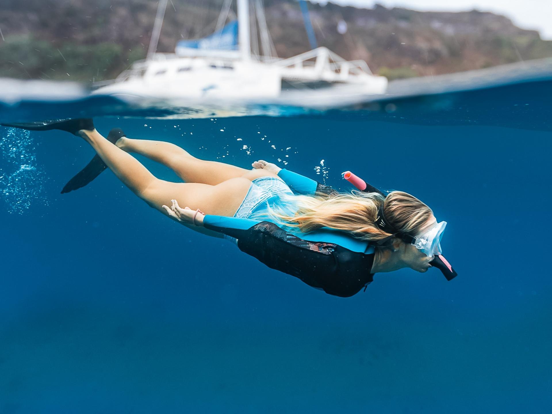 Maui Snorkel & Sunset Sail Boat Tour  - Thumbnail 2