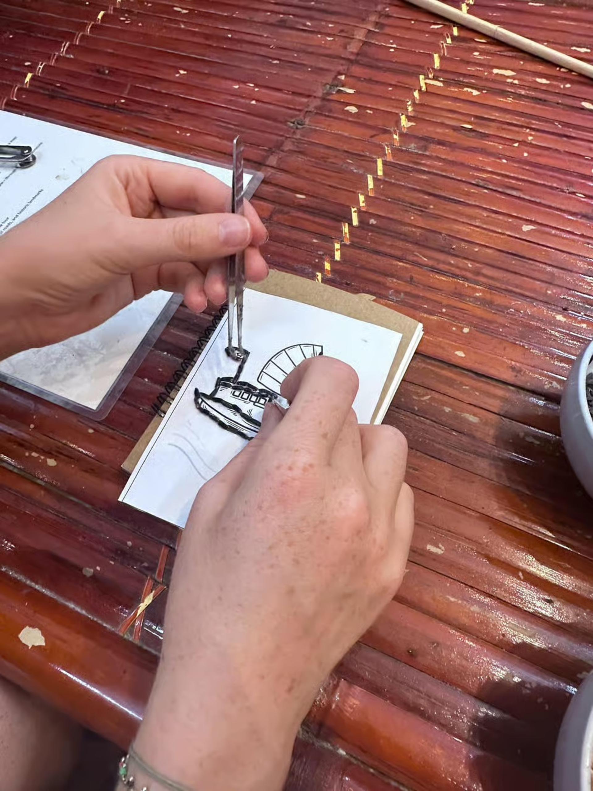 Rice Mosaic & Traditional Straw Broom Workshop at Tam Coc Museum - Thumbnail 11