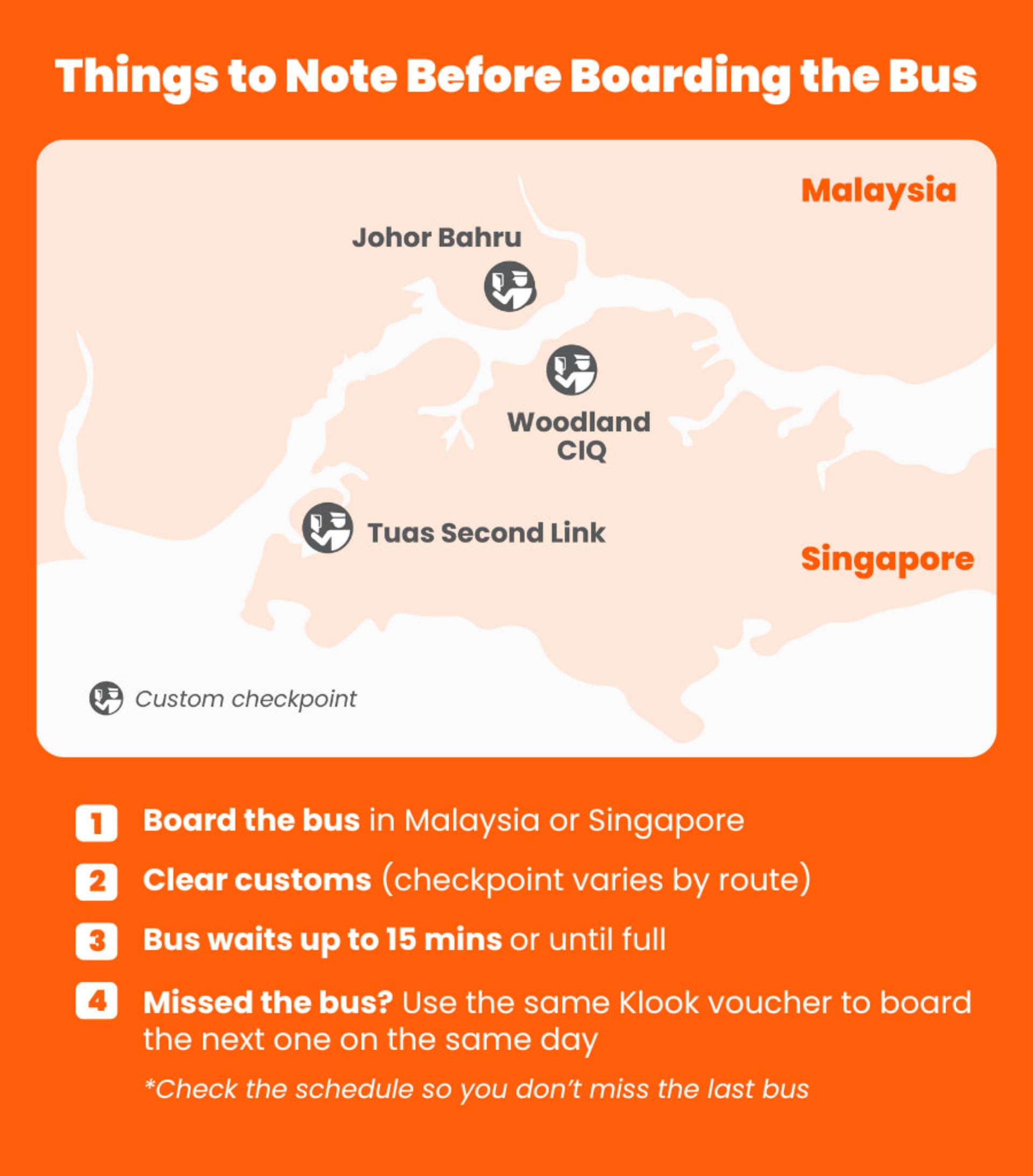 Singapore - Johor Bahru Bus - Thumbnail 2