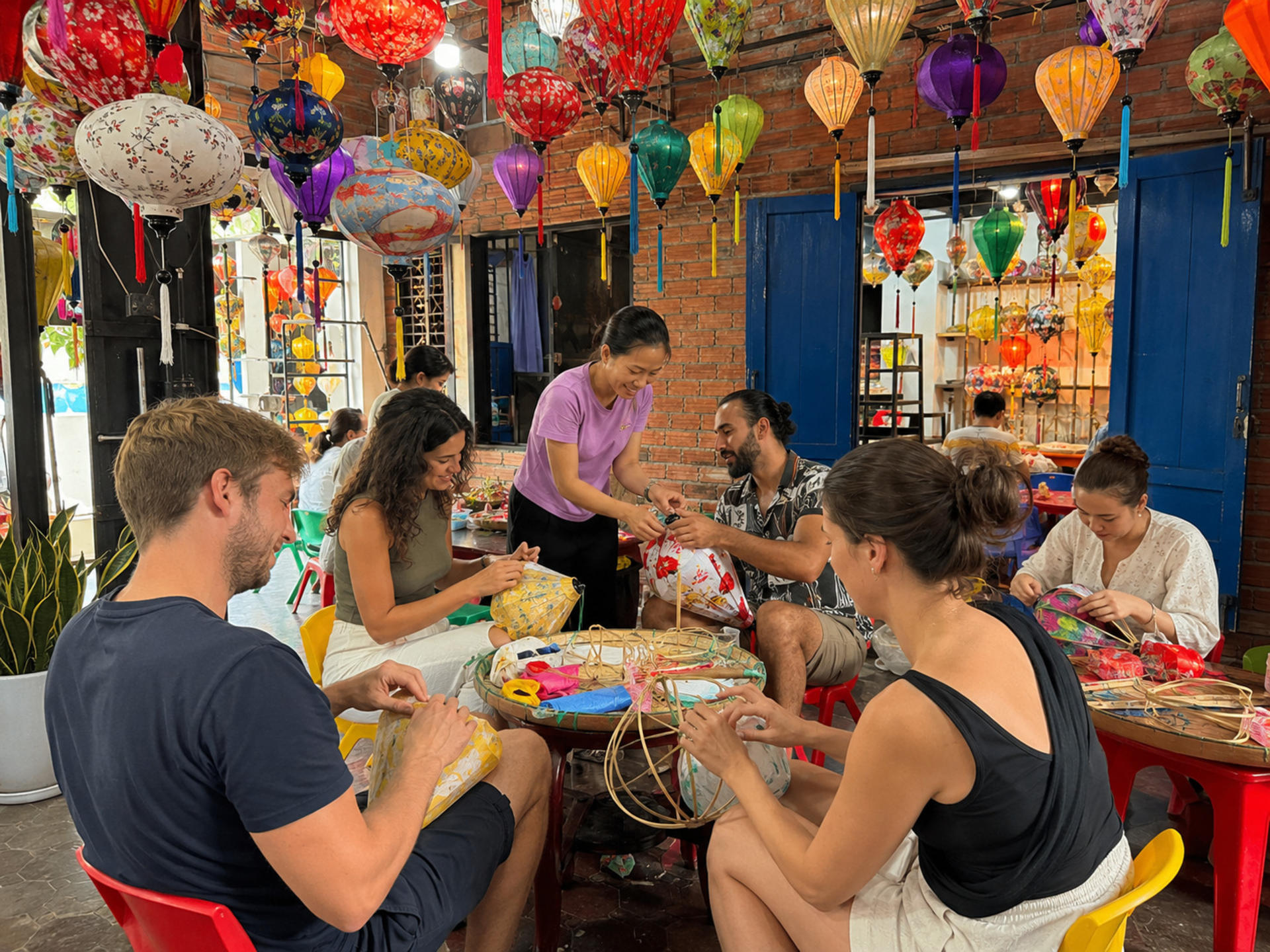 Hoi An Lantern Making Class & Lantern Boat Ride Experience - Thumbnail 12