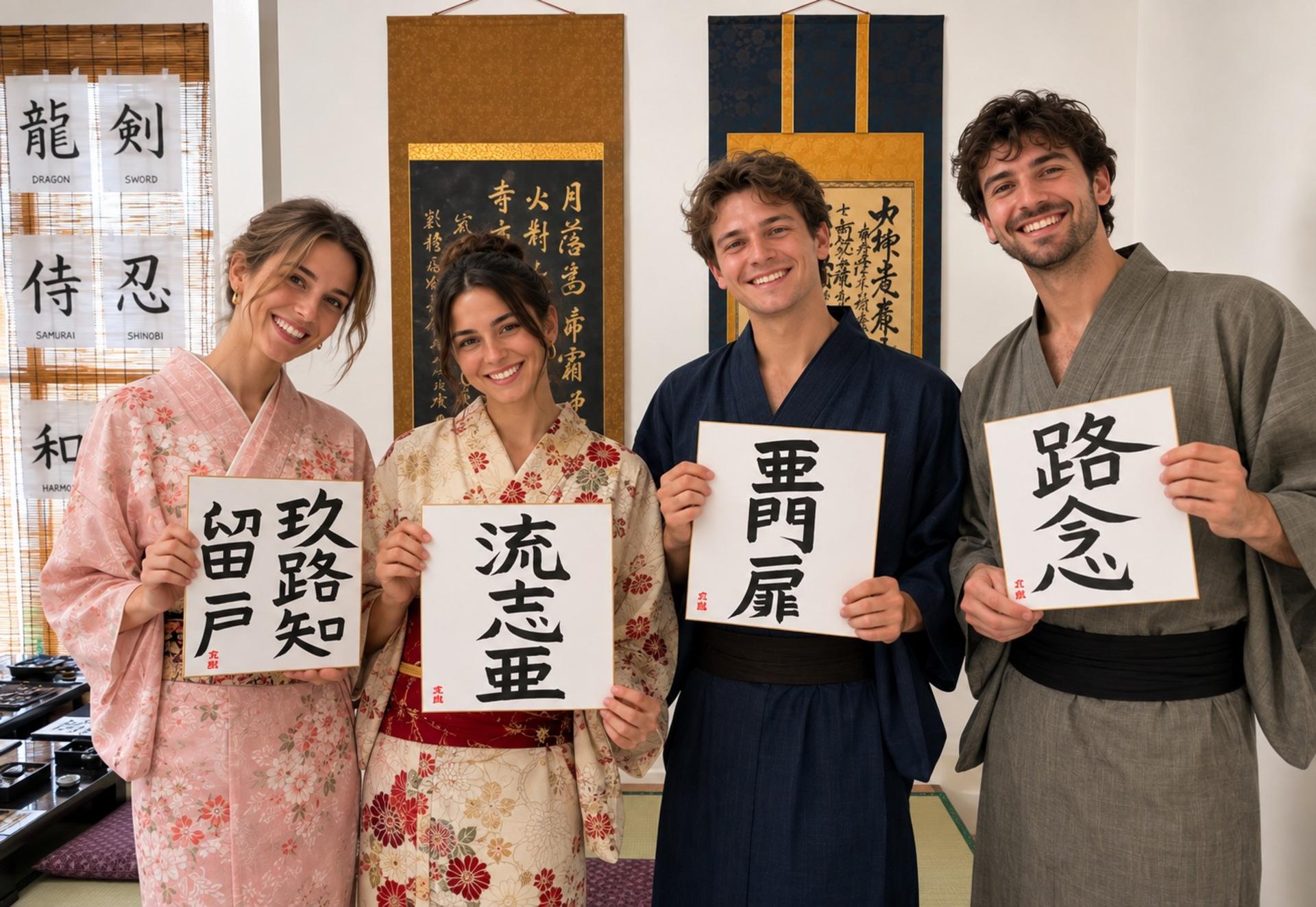 Kyoto: Japanese Calligraphy Experience in a Traditional Studio - Thumbnail 3