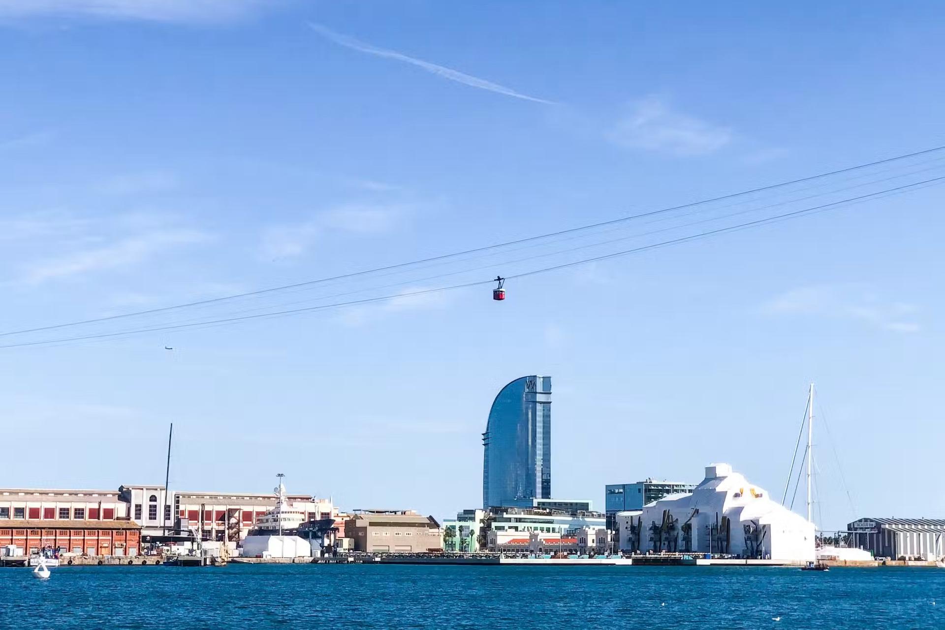 Roundtrip Barcelona cable car ticket from Barceloneta Beach - Thumbnail 3