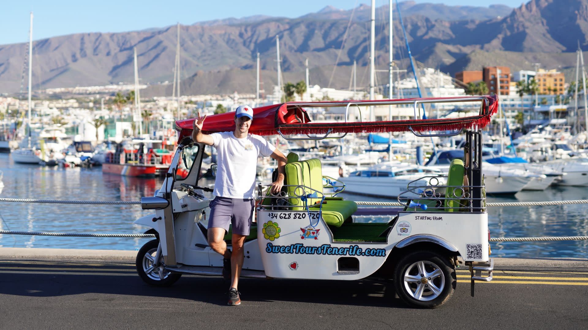 Costa Adeje and secret volcano double Tuk-Tuk tour in Tenerife - Image 1