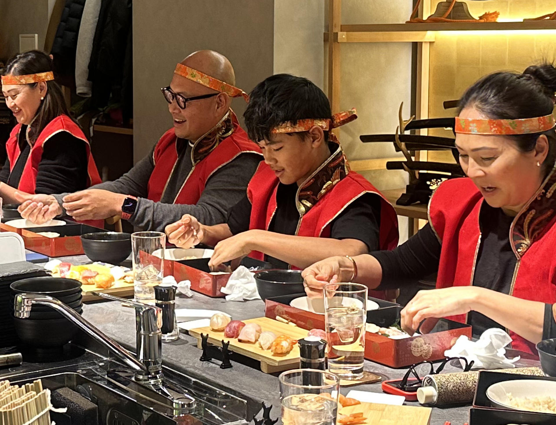 Luxury Samurai Sushi Dining Show in Asakusa Tokyo - Image 1
