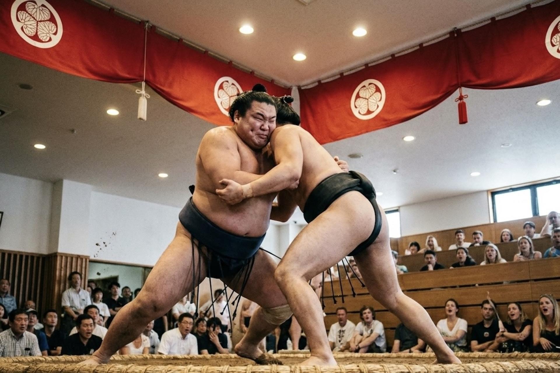 Kyoto: Sumo Show with Drink and Photo - Image 1