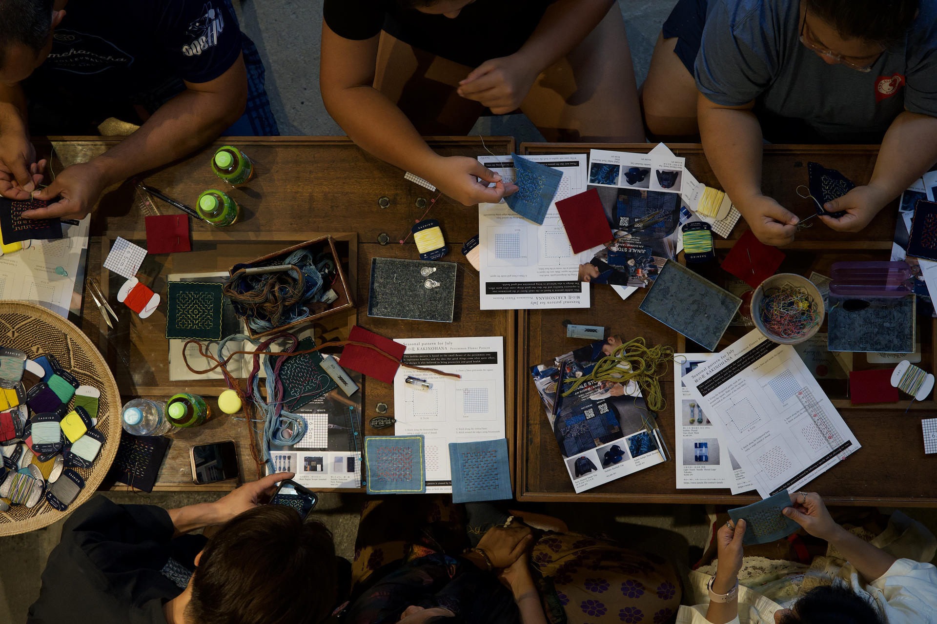 Japanese Stitching Sashiko Workshop Experience in Osaka - Thumbnail 13