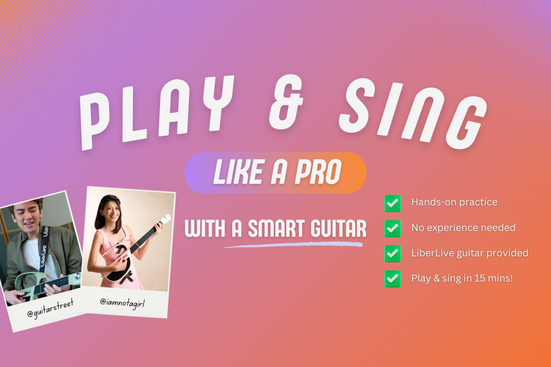 Play and Sing Like a Pro - Smart Guitar workshop - Thumbnail 2