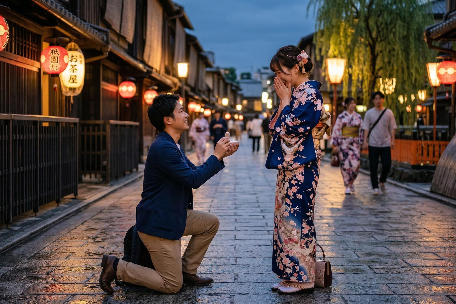 Kyoto Surprise Proposal Photo Shoot by a Professional Photographer - Thumbnail 10