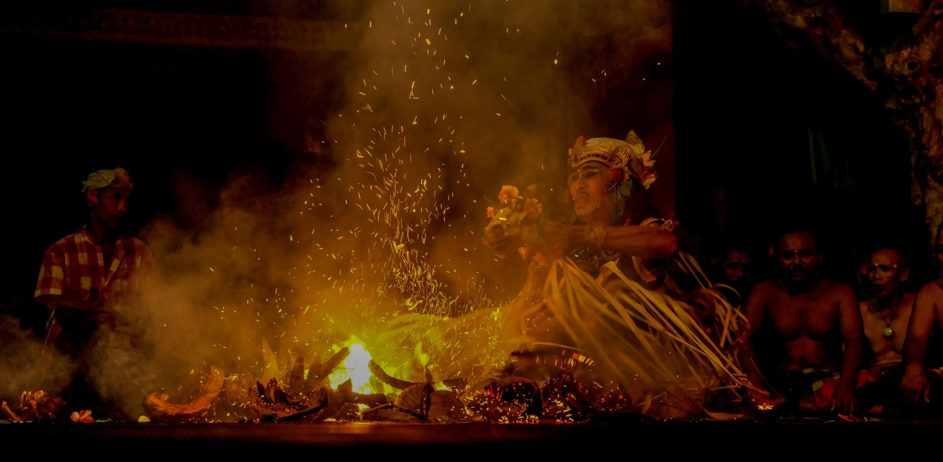 Bali Monkey Forest, Art Village, & Traditional Market Private Day Tour with Kecak Fire Dance Show - Image 1